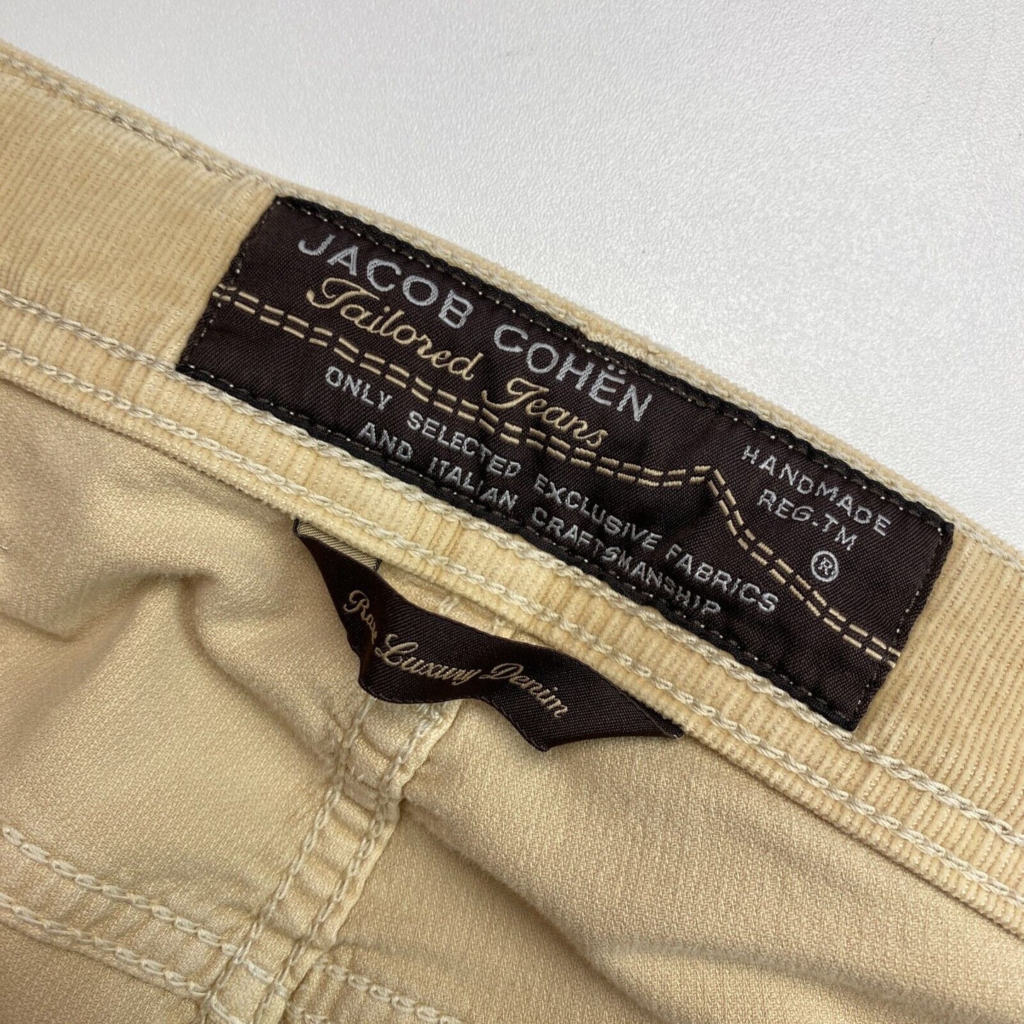 Jacob Cohen Italienische Premium Luxus Cordhose Hose Größe W29 L34