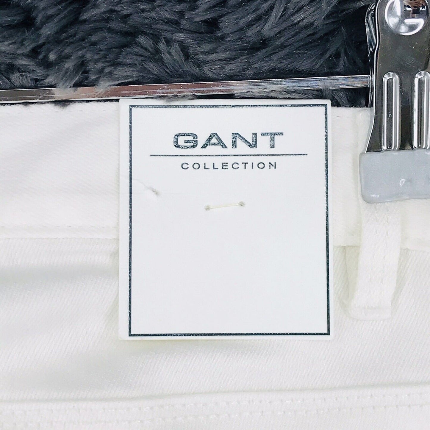 GANT DAWN femmes blanc Stretch taille normale coupe régulière jambe étroite jean W29 L34