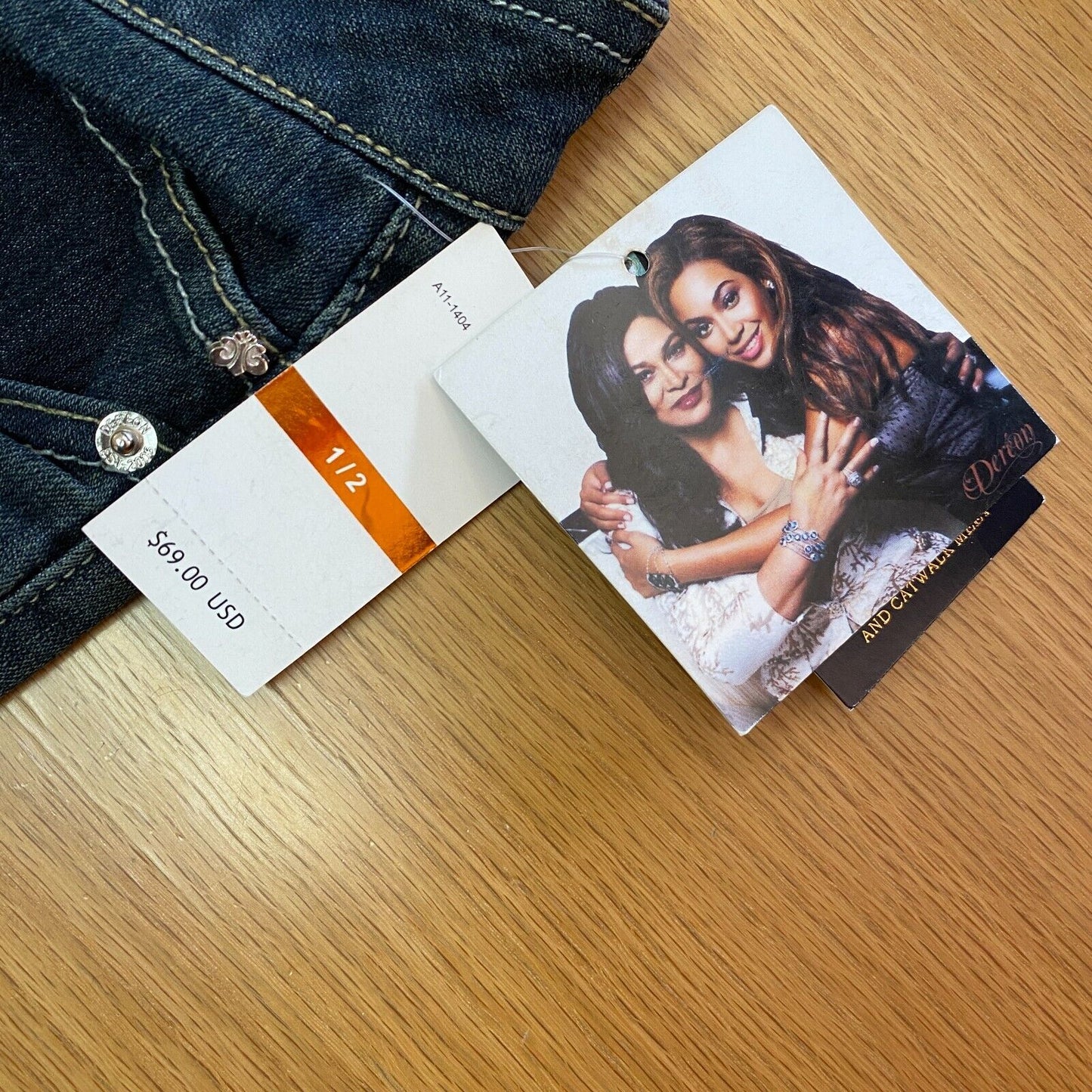 UVP €108 DEREON Dunkelblaue Skinny Fit Jeans Gr. 1/2 W26