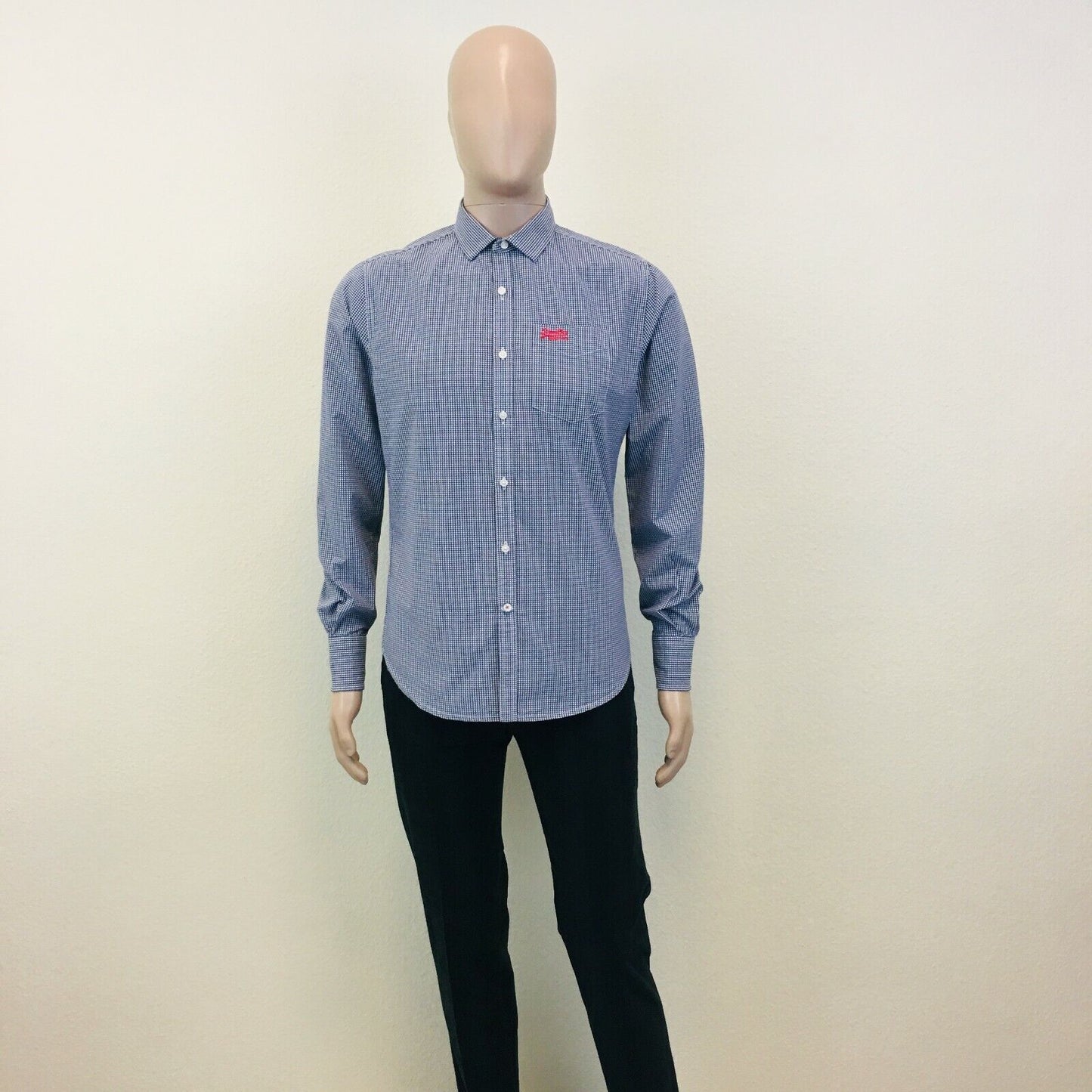 Superdry Shirt Shop Slim Fit Blue Shirt Size M Perfect!