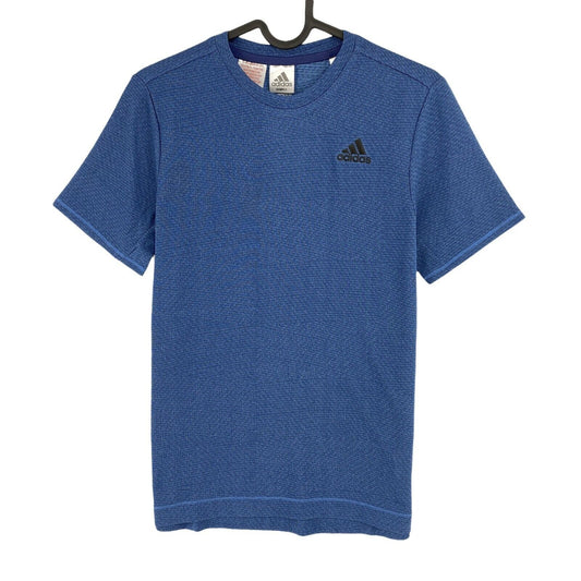 Adidas Climalite Youth Boys Blue Crew Neck T Shirt Size 11 - 12 Years