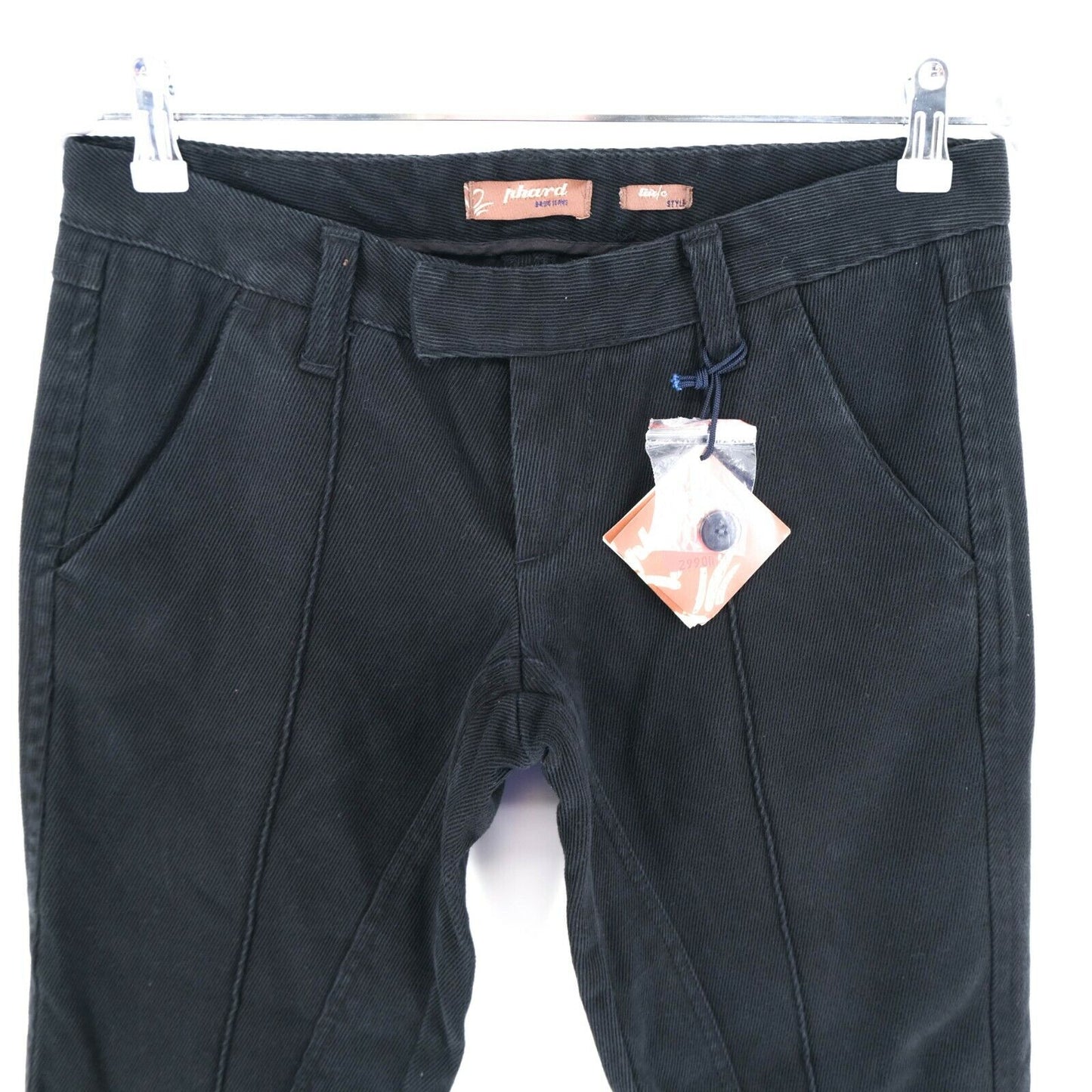 PHARD Black Capri Chino Pants Trousers Size 29