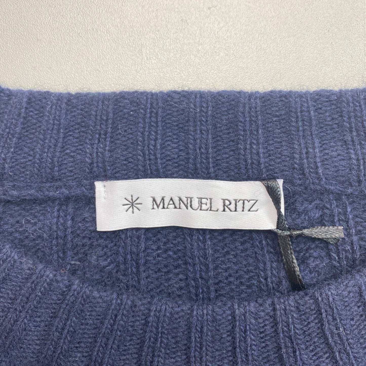 Manuel Ritz Wool Cashmere Blend Crew Neck Sweater Pullover Jumper Size XXL 2XL