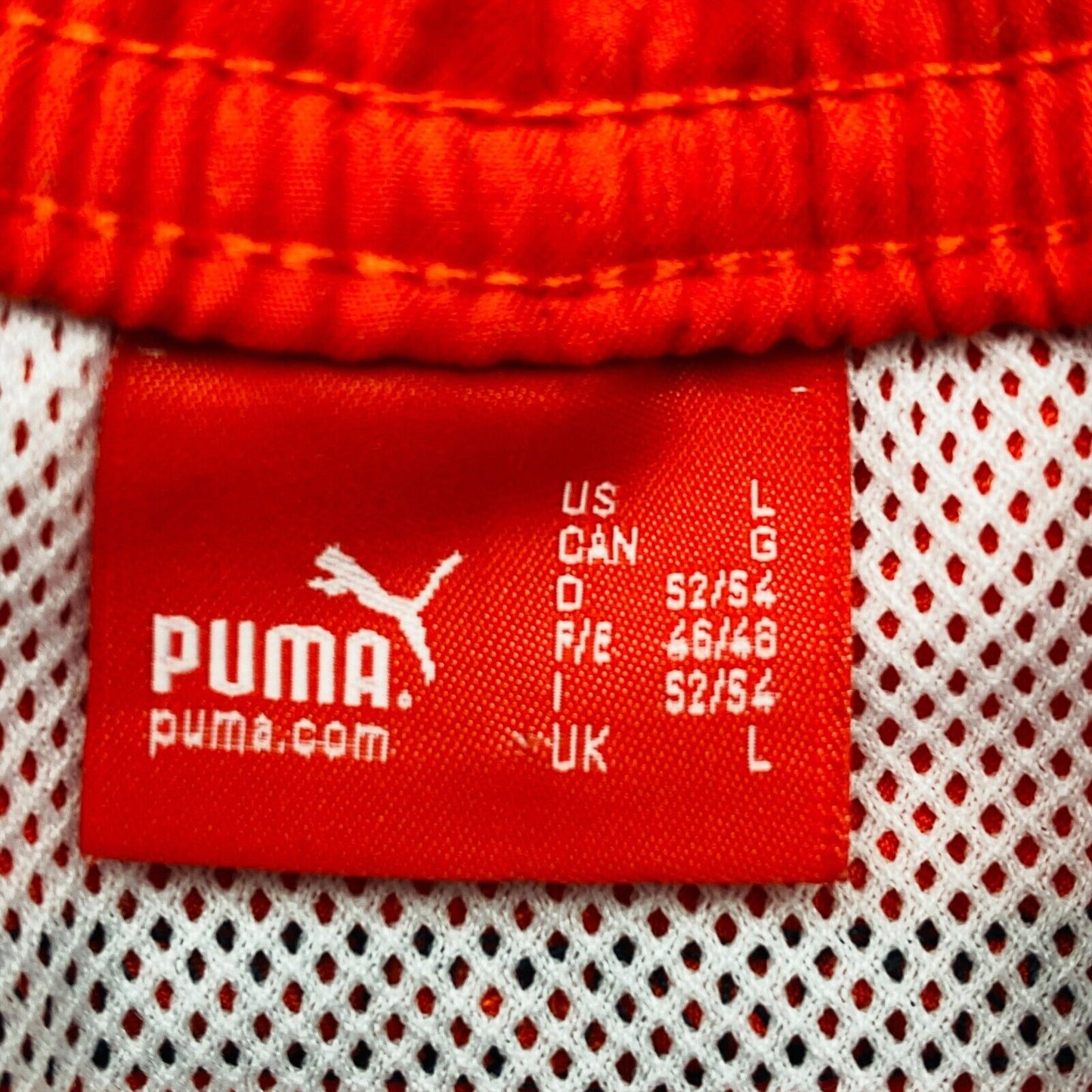 PUMA Red Activewear Shorts Size L