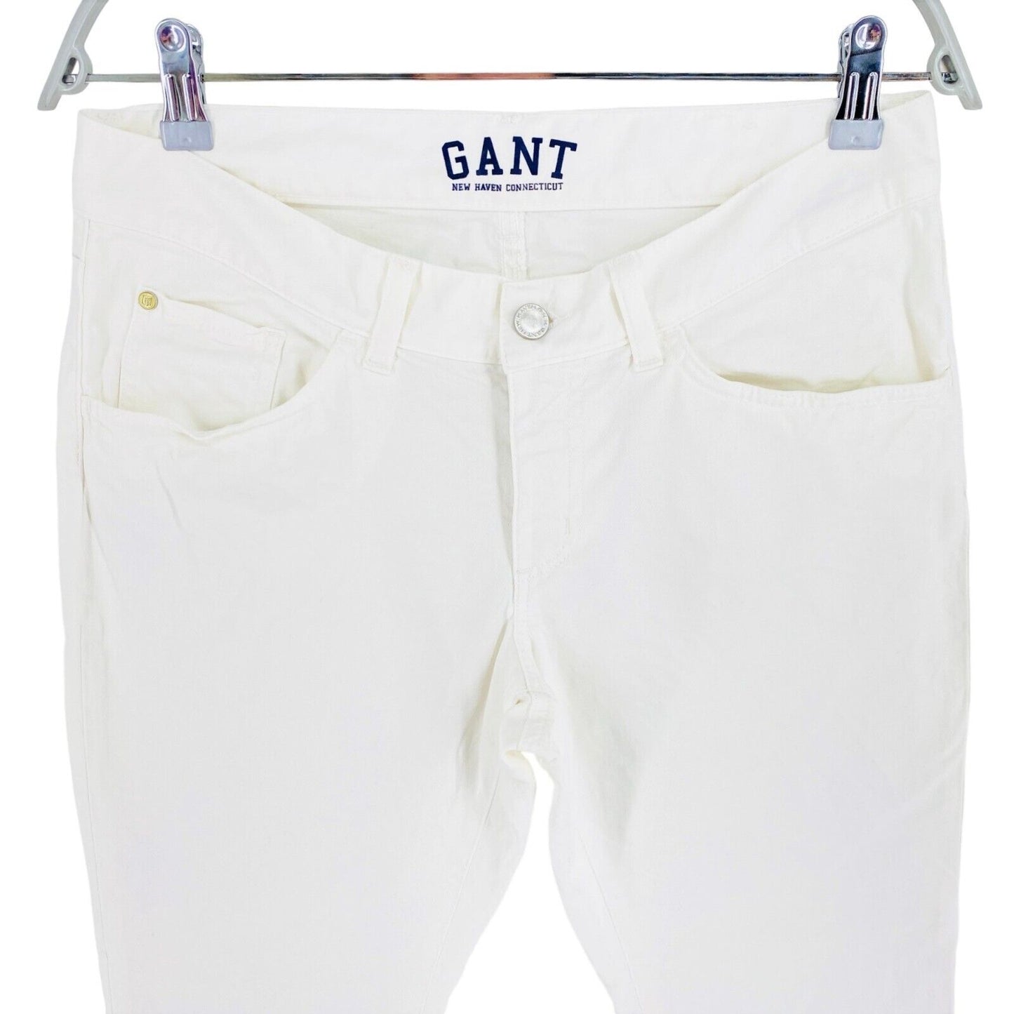 GANT White Cropped Chino Pants Trousers Size W30