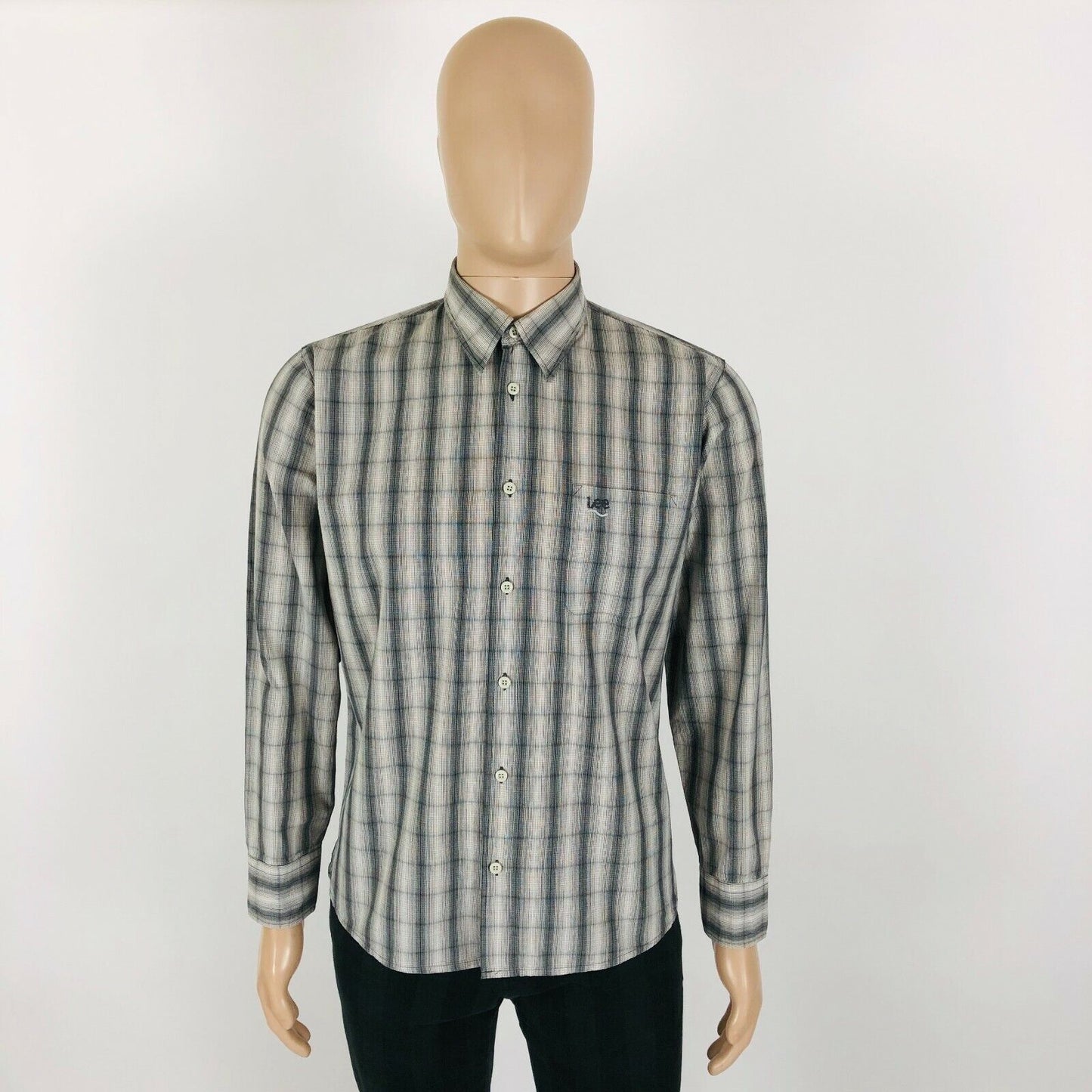 Lee Grey Regular Fit Shirt Size S