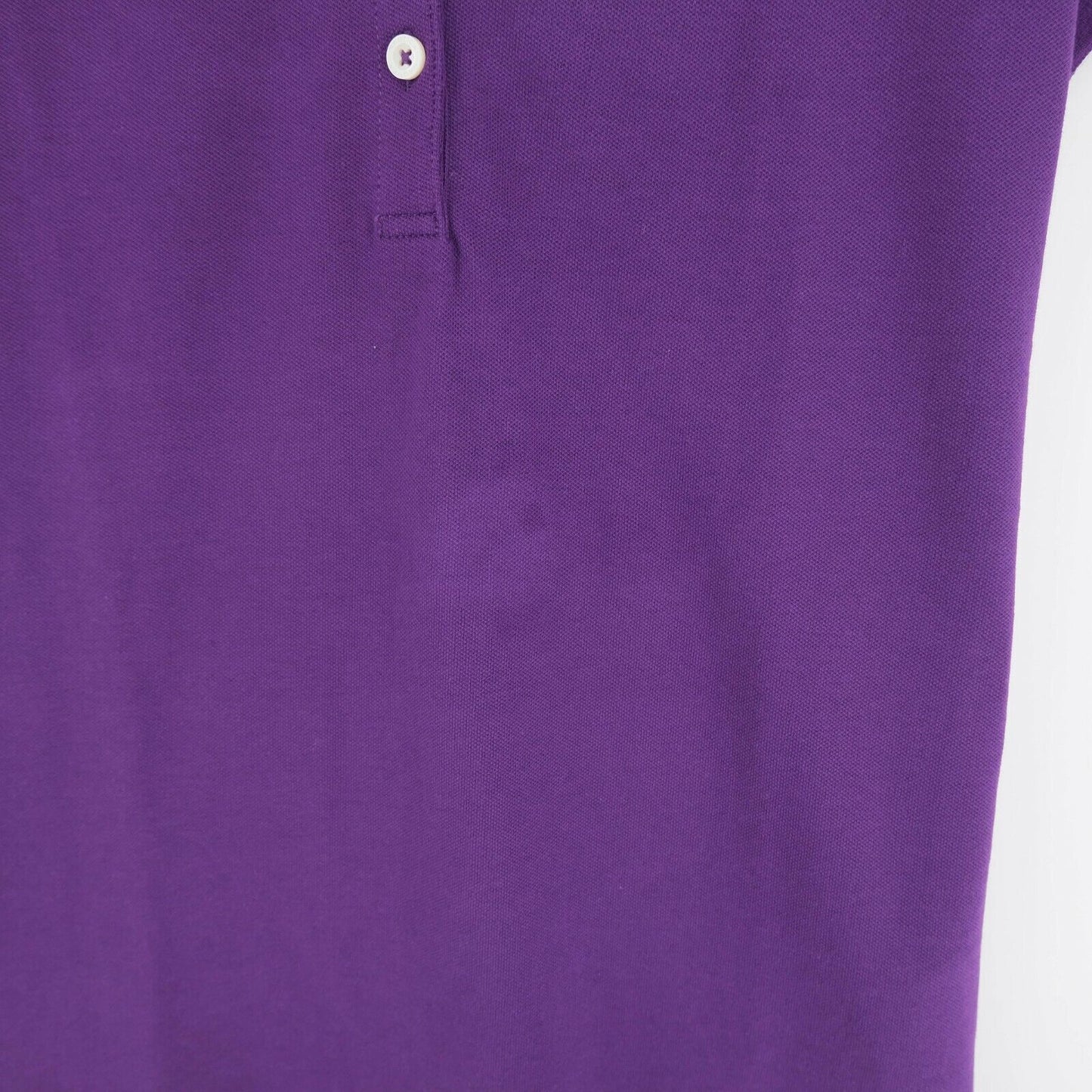 NAUTICA Purple Polo Neck Top T Shirt Size M