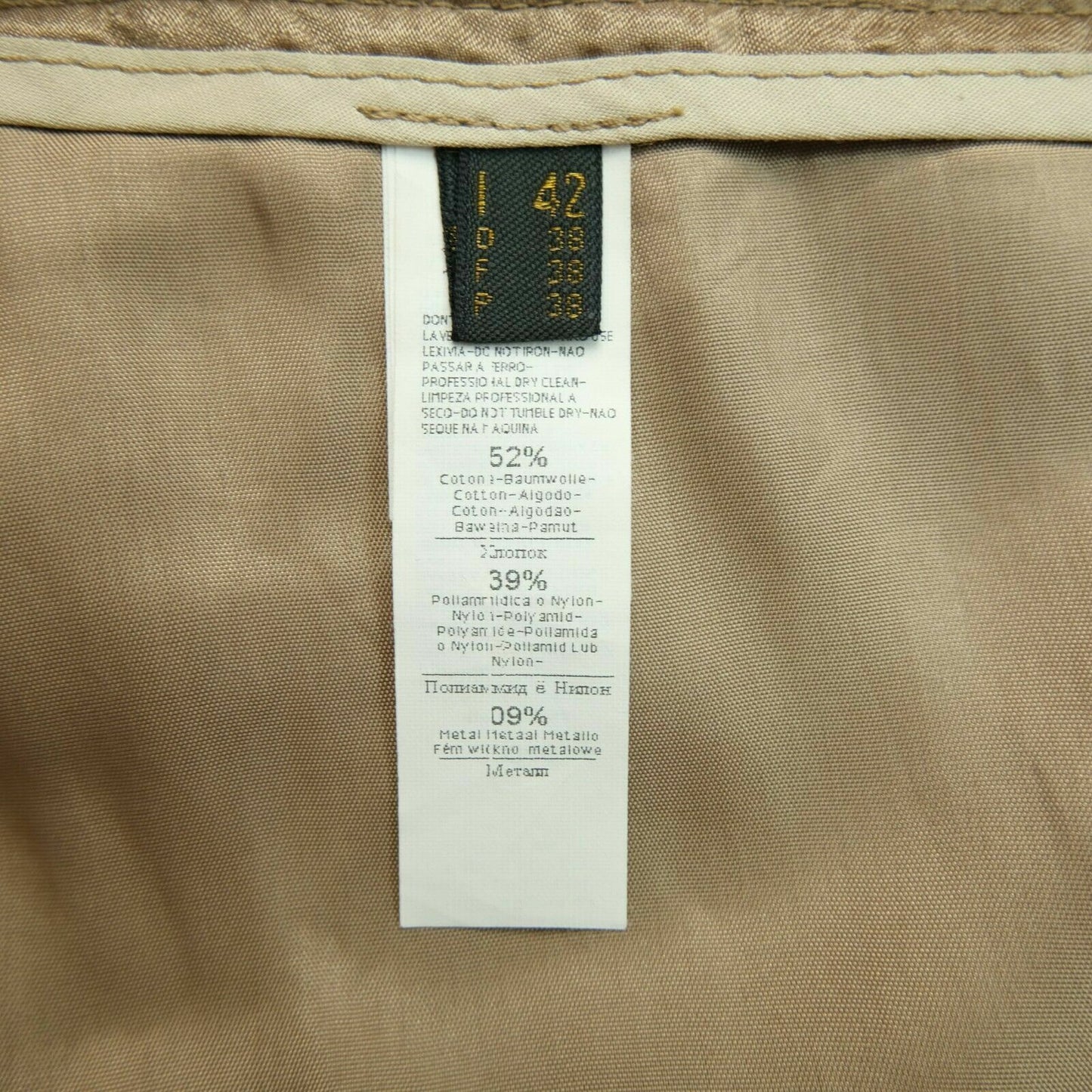 RRP €119STEFANEL Brown Capri Chino Pants Trousers Size EU 34 38 UK 4 8 US 2 6