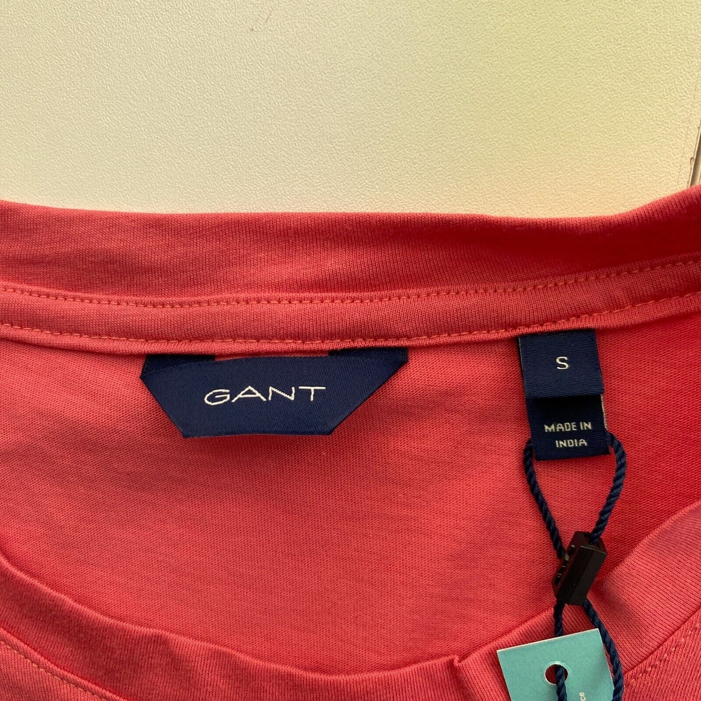 GANT Pink Original Crew Neck SS T Shirt Size S