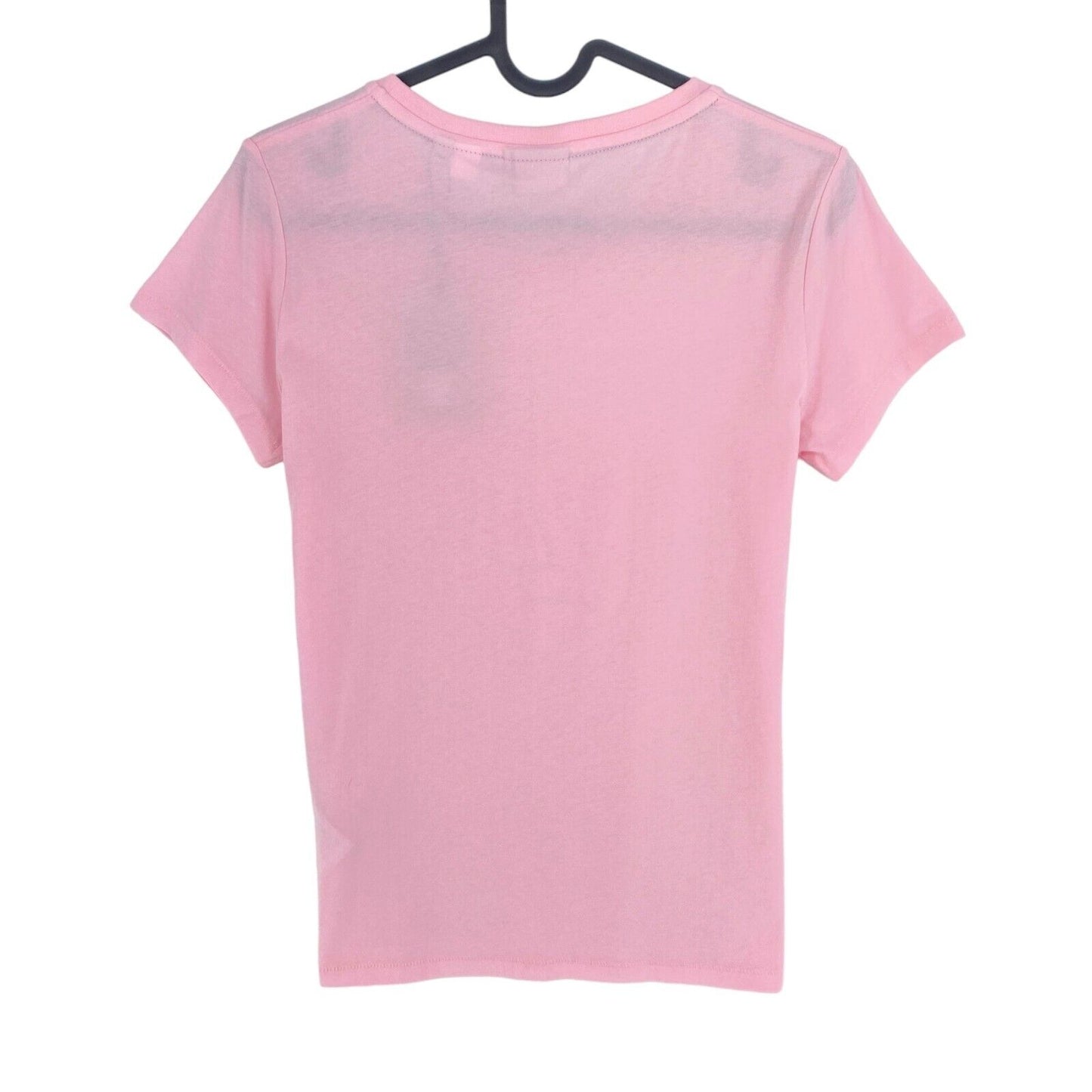 GANT x LE MANS Pink Logo Crew Neck T Shirt Size XS