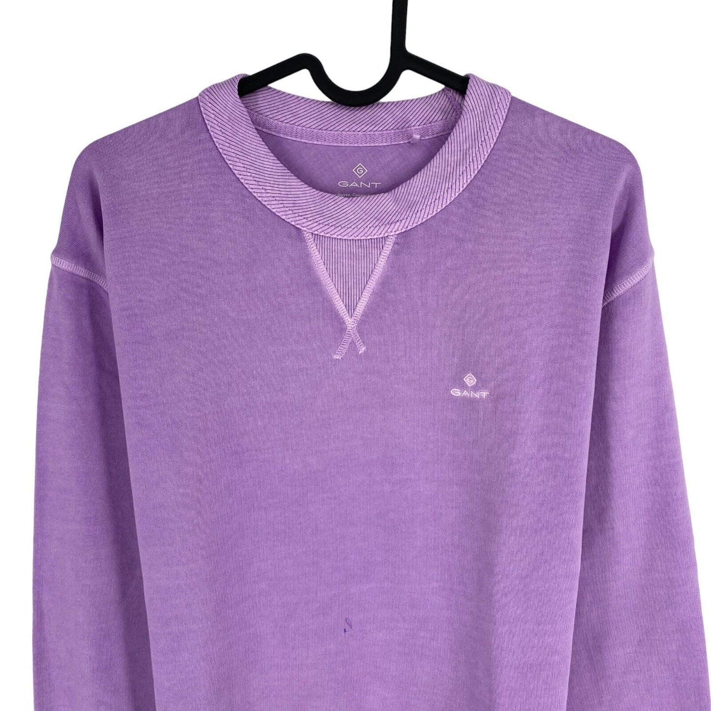 GANT Light Purple Sun Faded Crew Neck Sweater Jumper Size XS