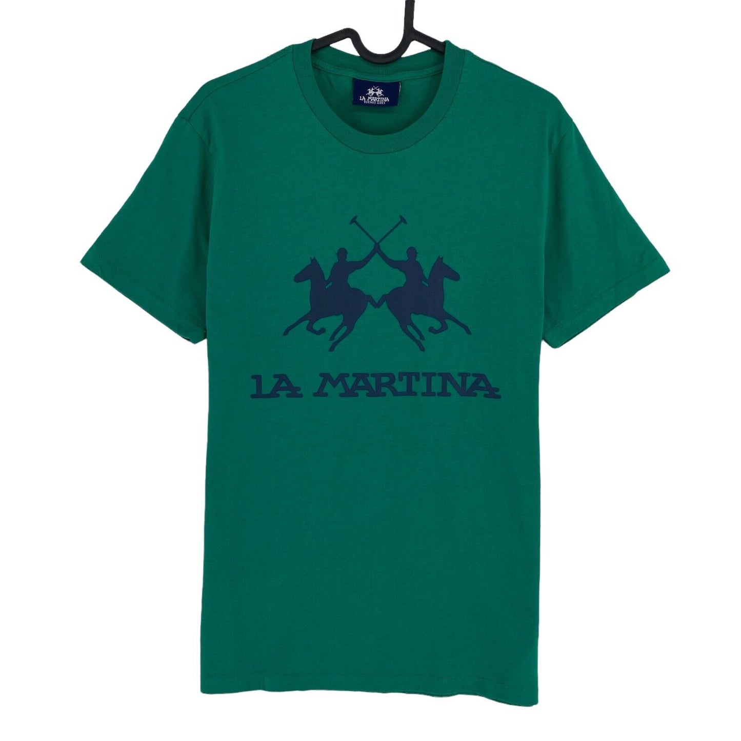 LA MARTINA Dark Green Jersey Crew Neck T-Shirt Size M