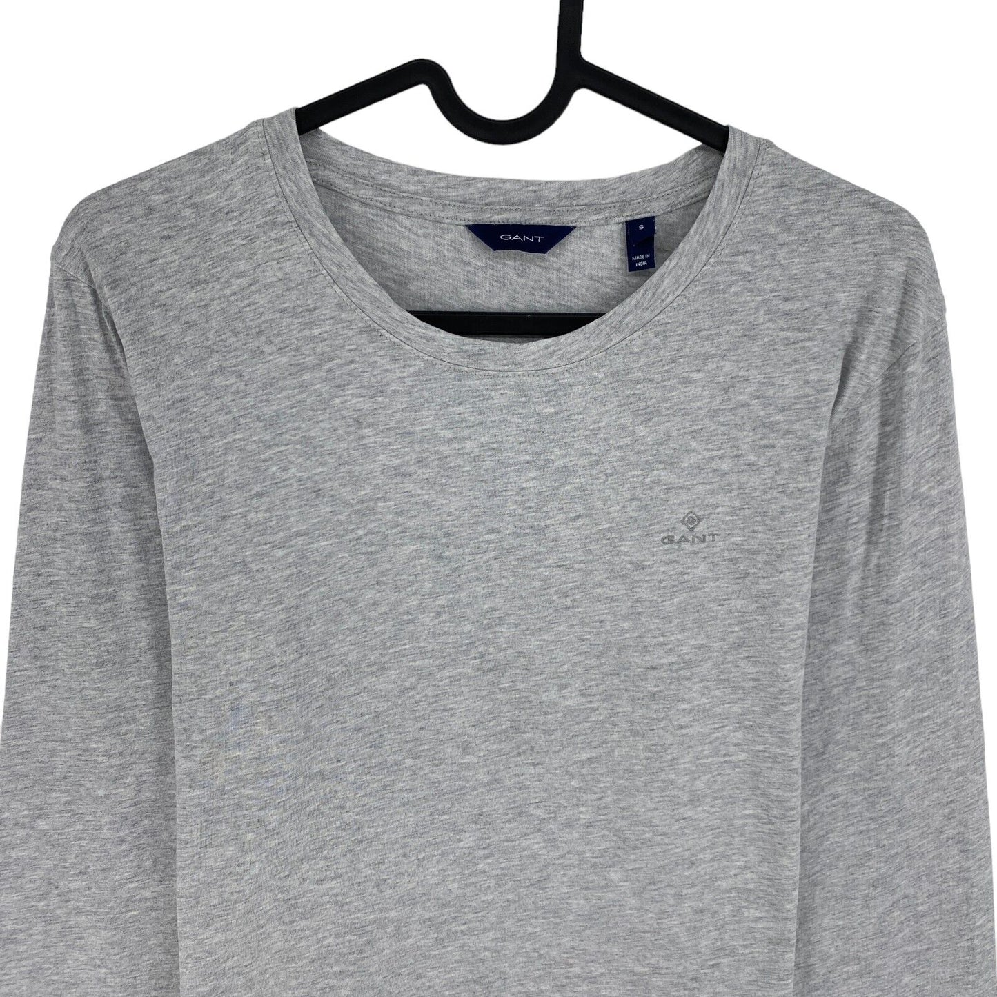 GANT Grey Long Sleeves Crew Neck T Shirt Top Size S