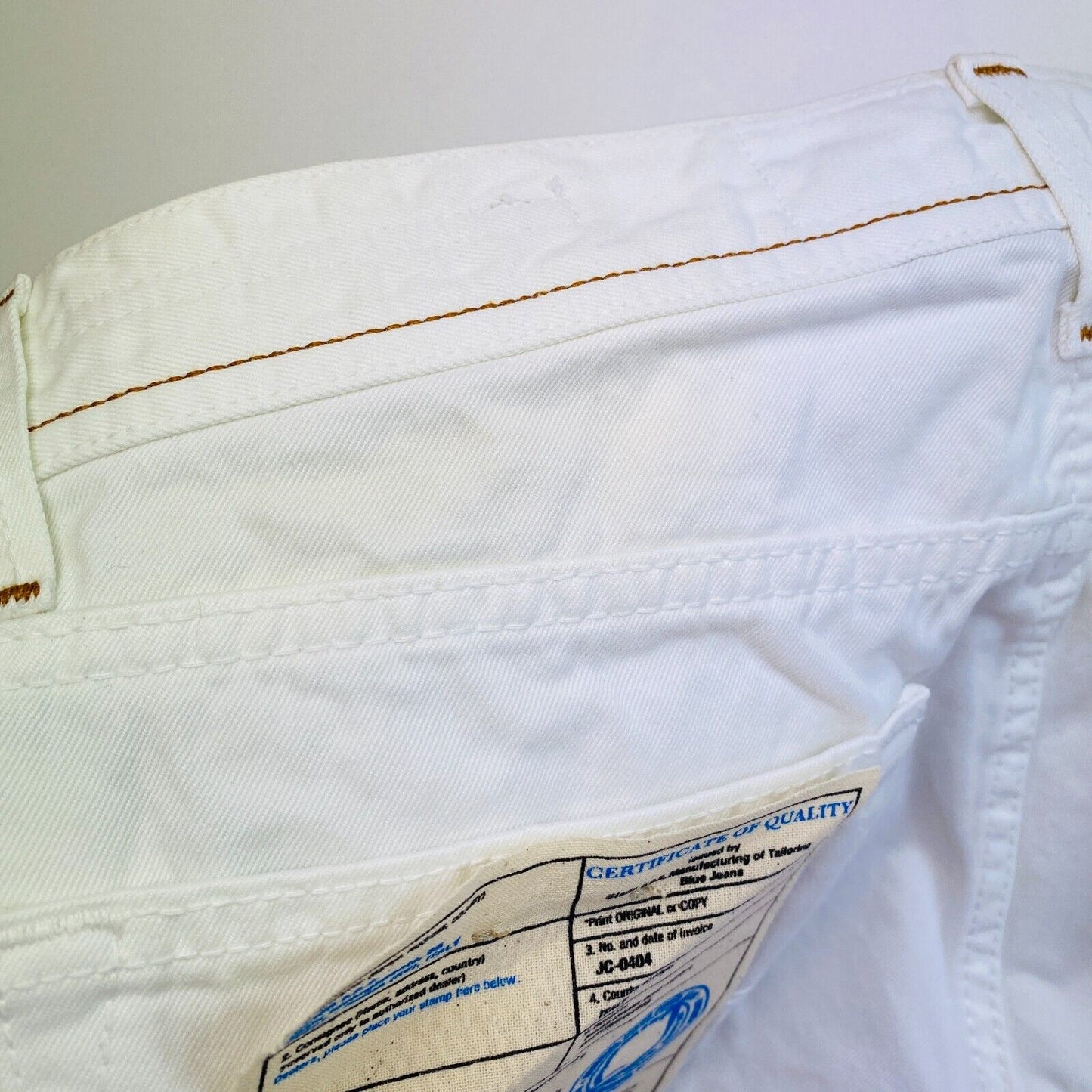 Jacob Cohen Men 622 White Skinny Jeans Size W32 L36 Made In Italy