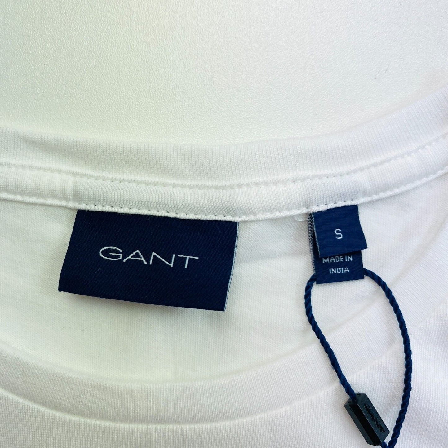 GANT White Retro Shield Crew Neck T-Shirt Size S