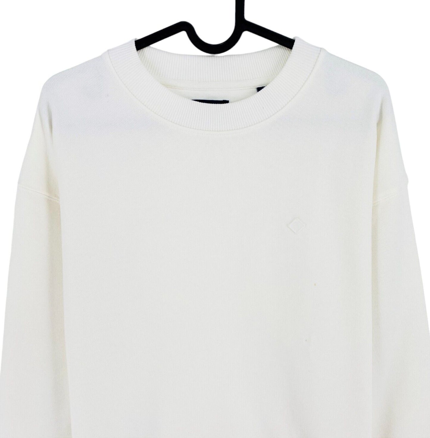 GANT White Icon G Crew Neck Sweater Jumper Size S