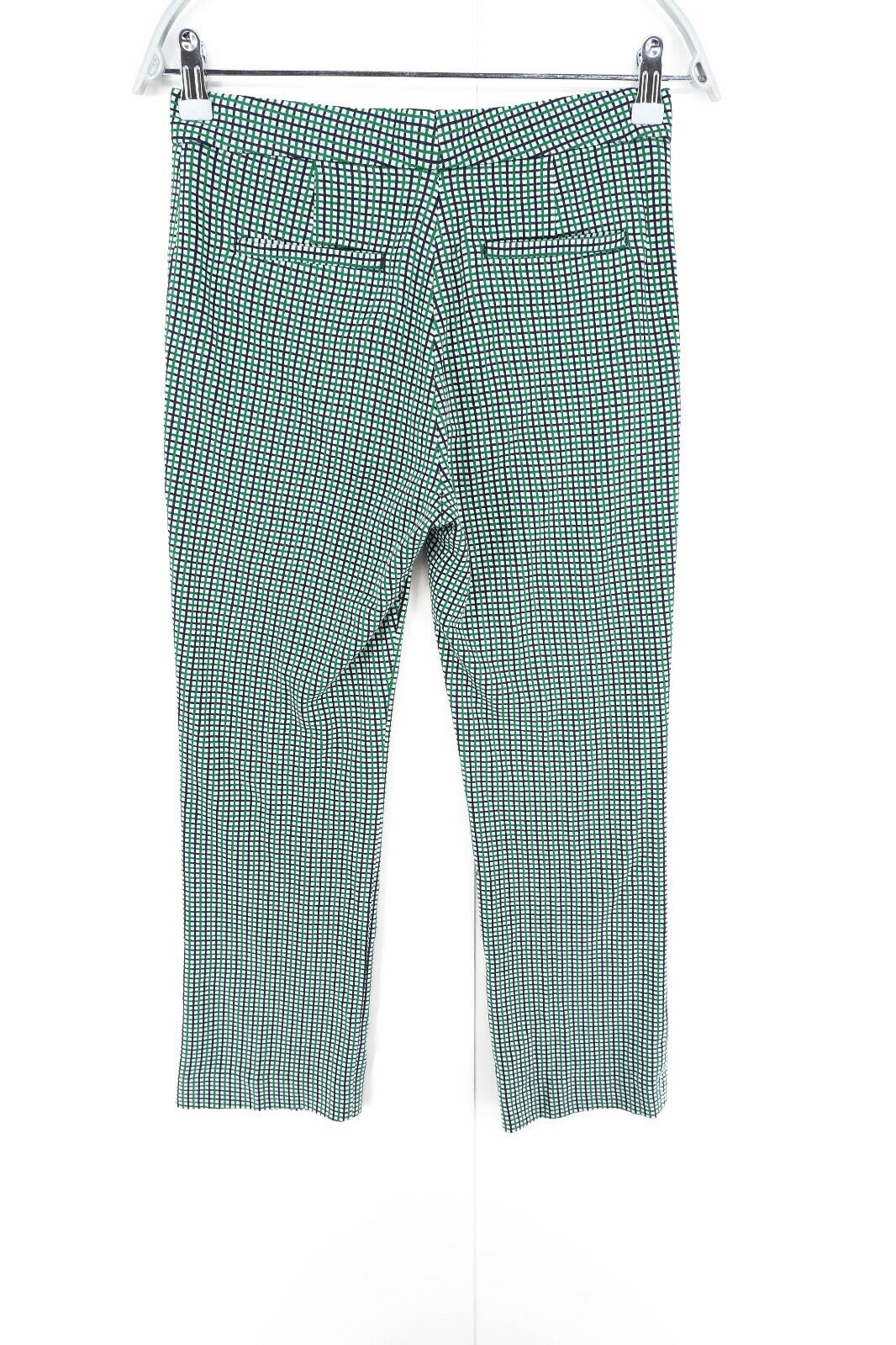 GANT Green Check Pants Trousers Size EUR 34 UK 6 US 4