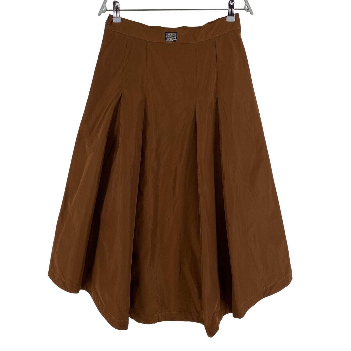 LA MARTINA Jupe Longue Taffetas Marron Taille 3/M