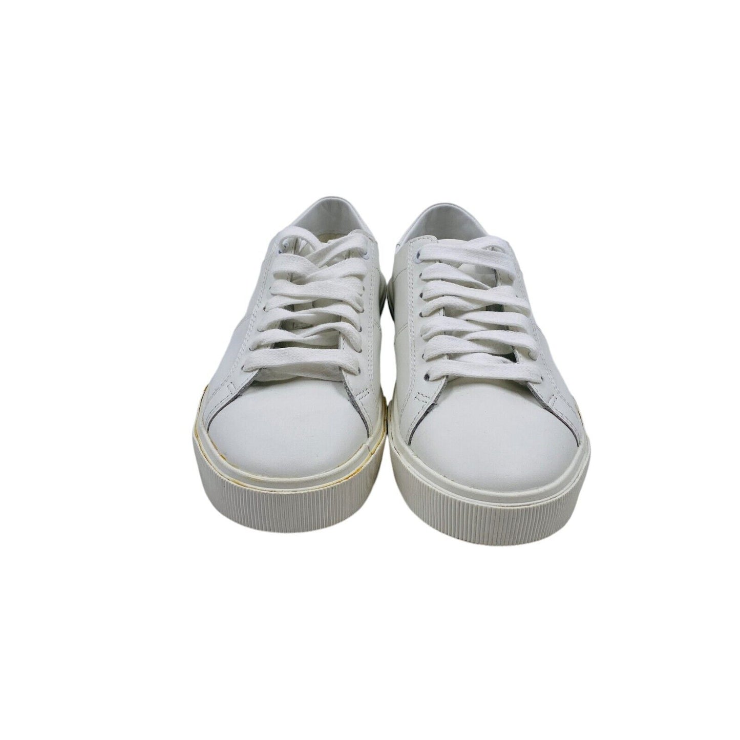 DIESEL White Low Top Lace Up Sneakers Shoes Size EUR 36 UK 4 US 6