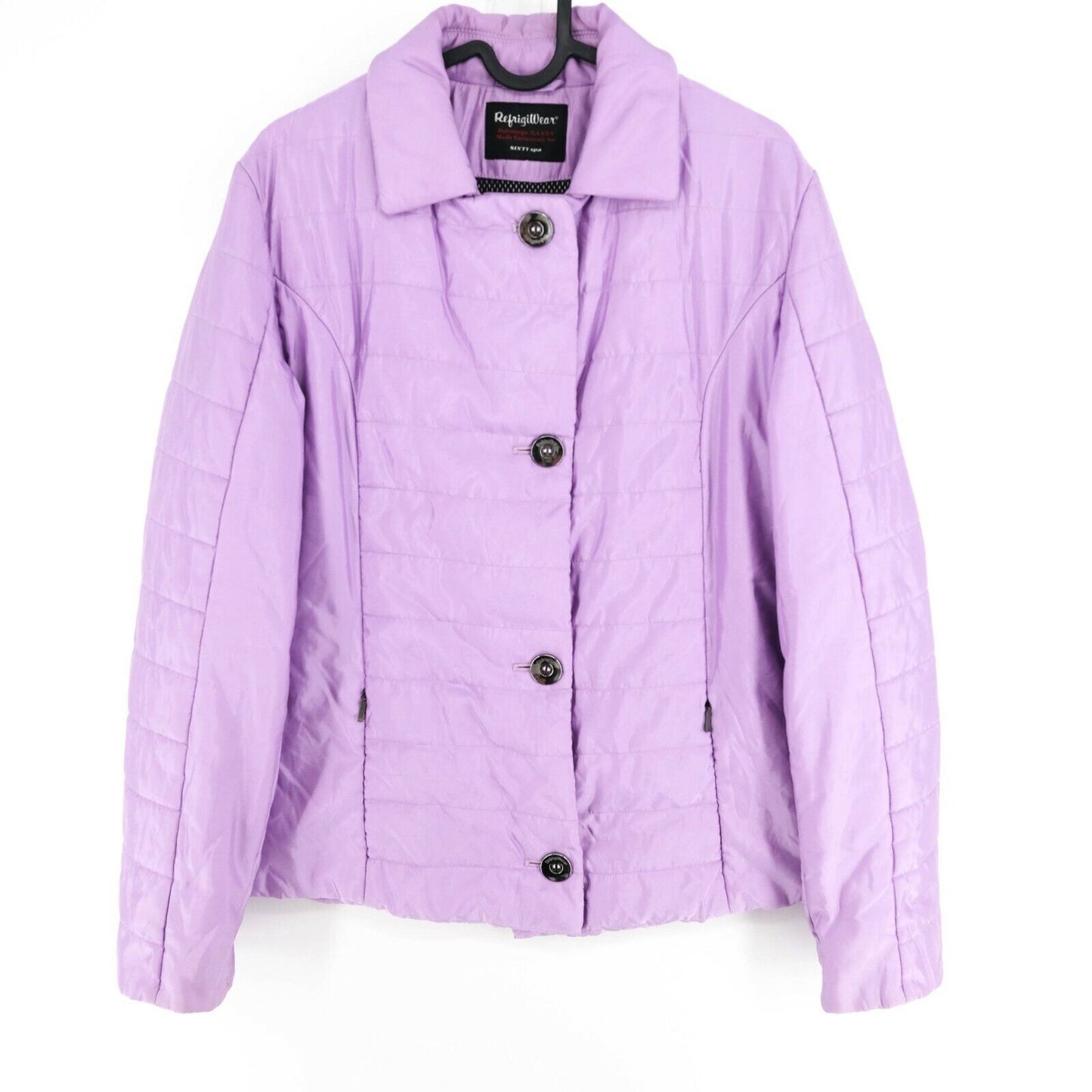 RefrigiWear Light Purple Jacket Coat Size M