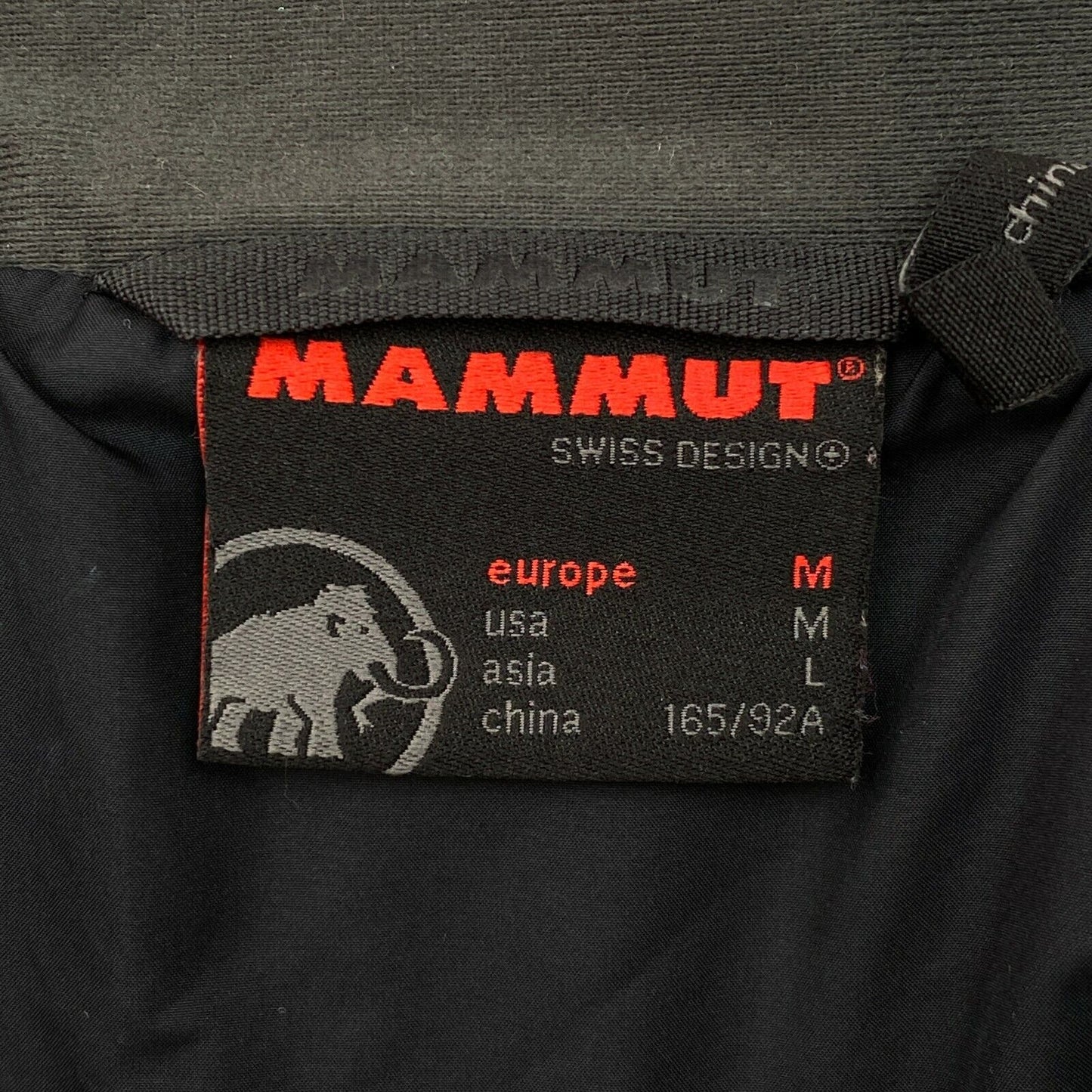 MAMMUT Black Jacket Size M