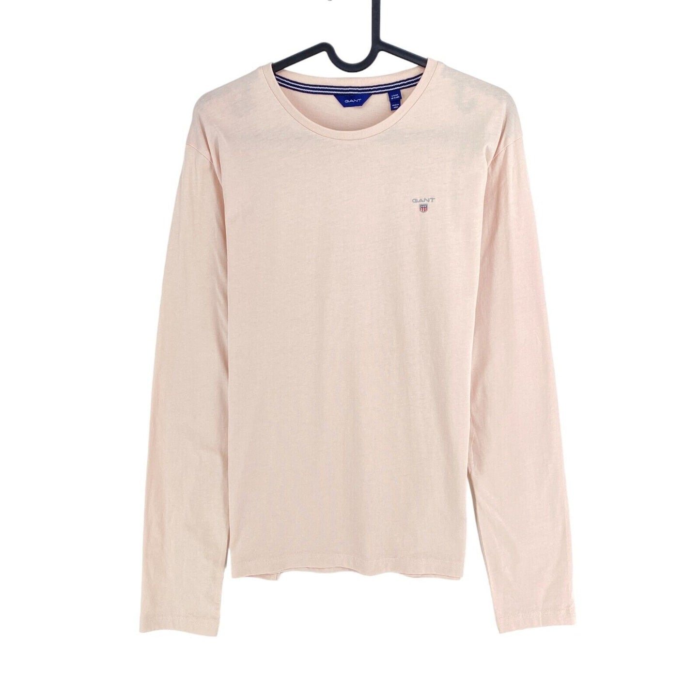 GANT T-shirt à manches longues pour garçon Rose Original Crew Taille 13-14 ans 158/164 cm