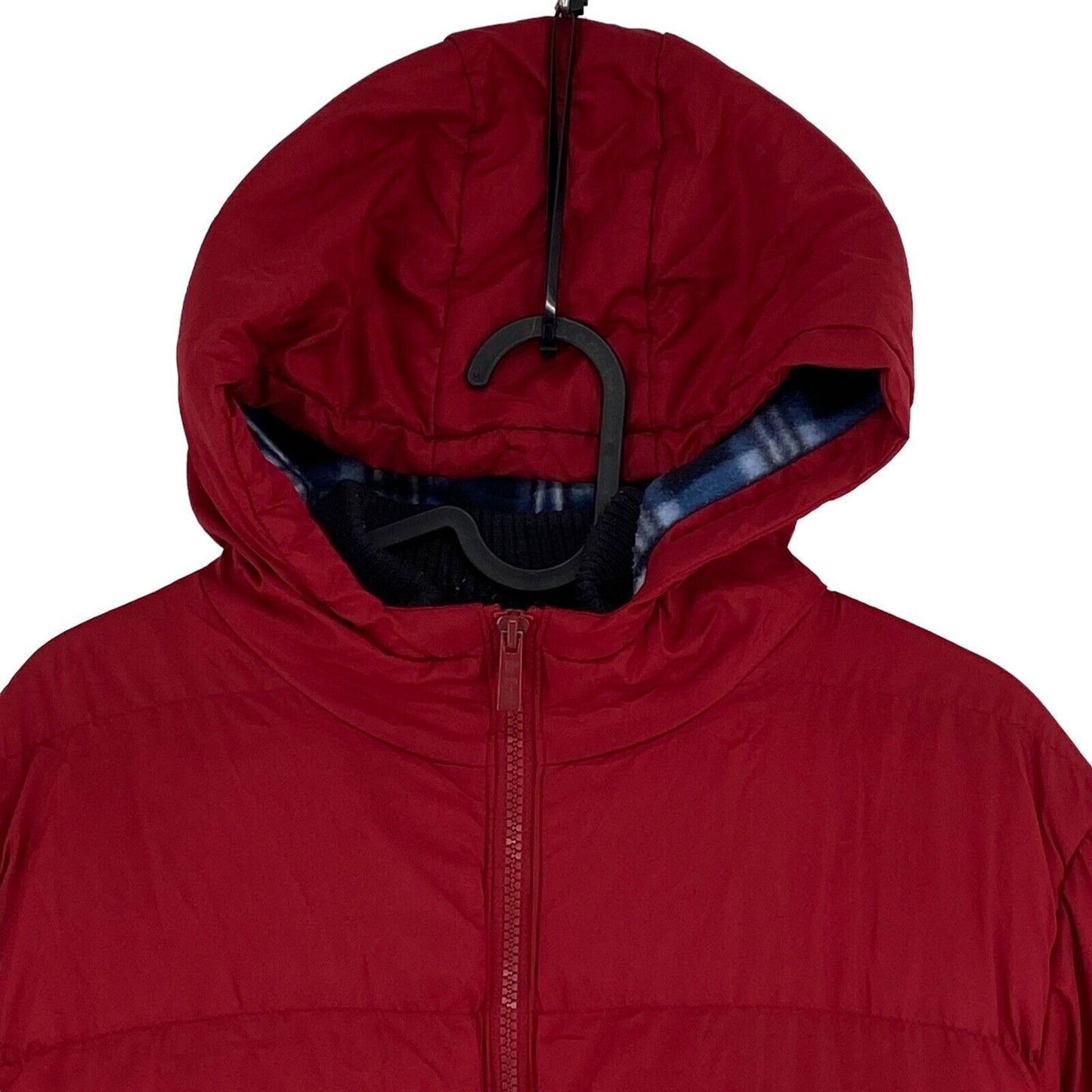 Lee Cooper Red Hooded Puffer Jacket Coat Size L