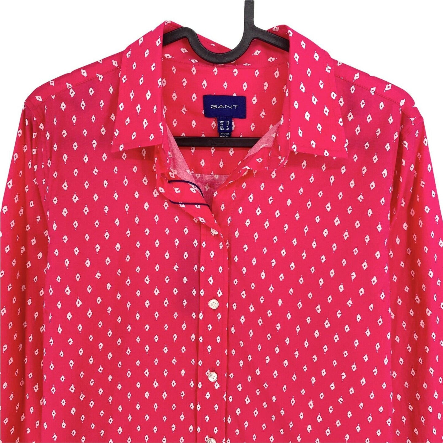 GANT Pink Desert Jewel Stretch Shirt Size EU 38 UK 10 US 8