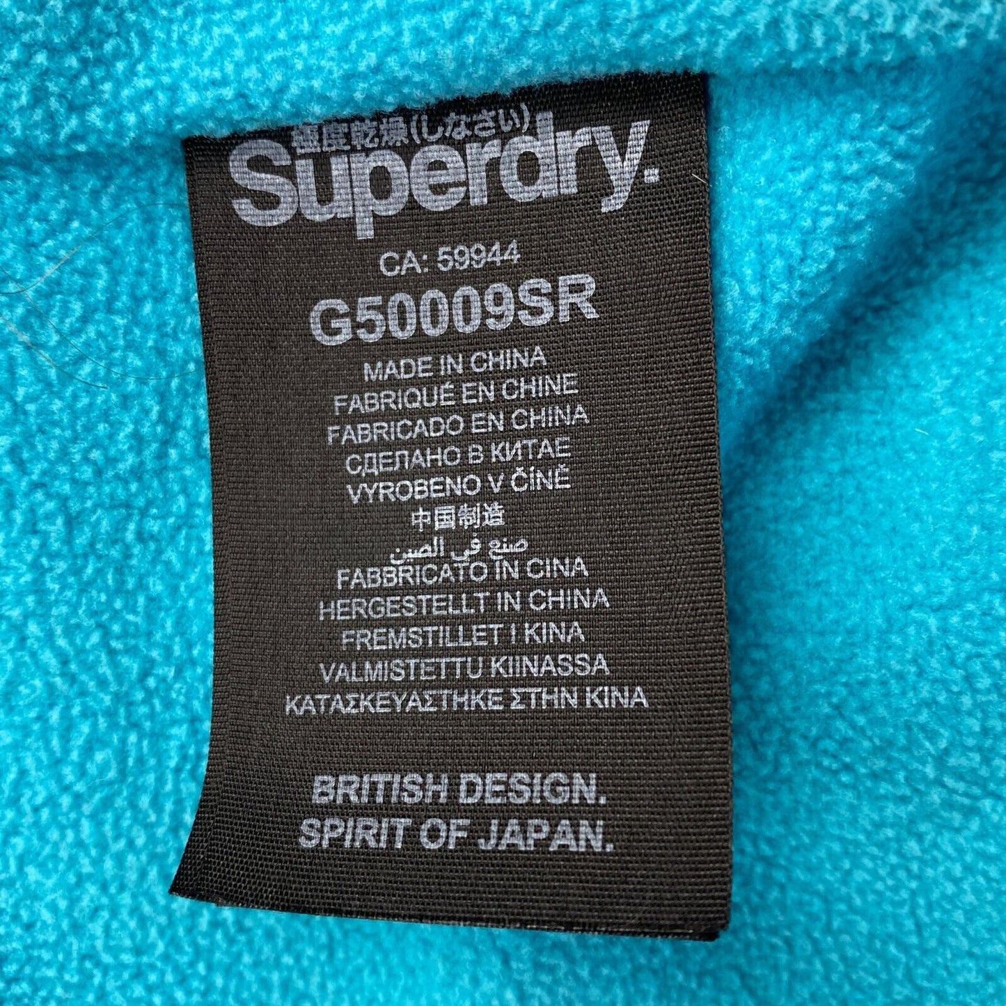 SUPERDRY Original Windcheater Black Hooded Jacket Size EU 40 UK 12 US 8