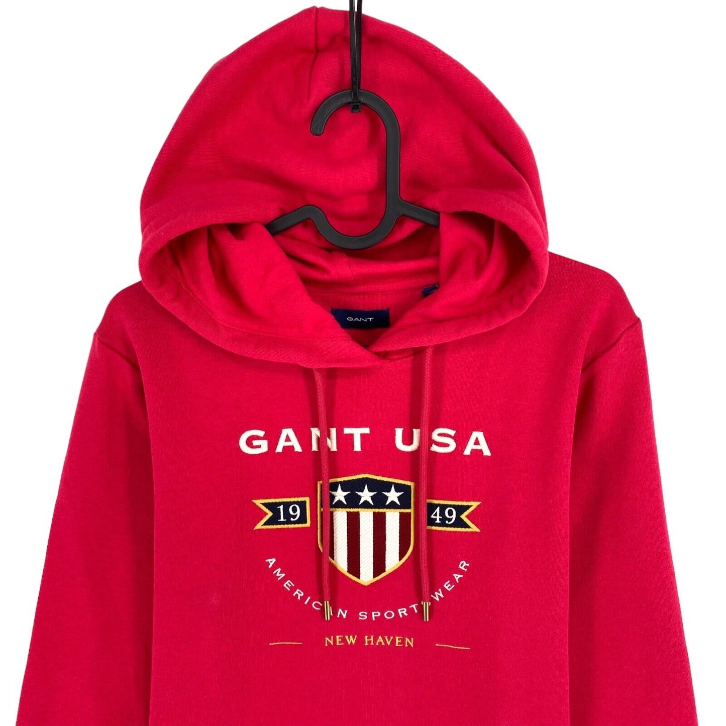 GANT Pink Banner Shield Hoodie Jumper Dress Size M