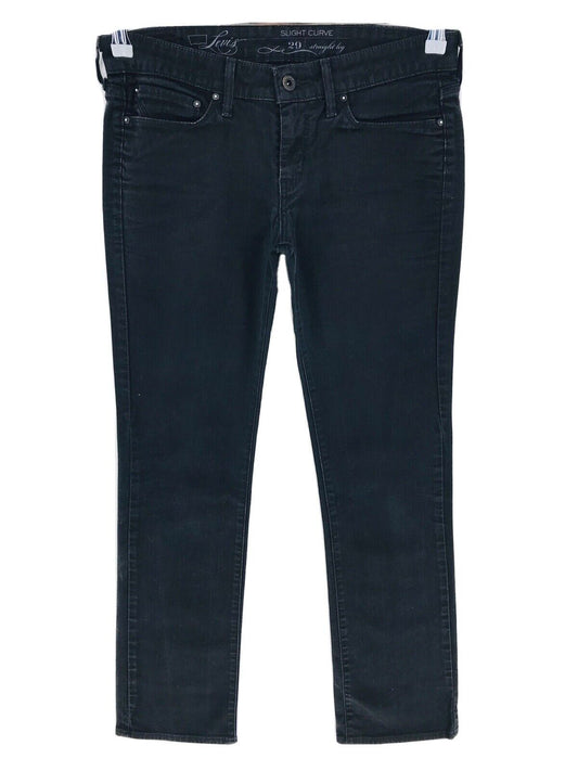 Levi's Slight Curve Damen-Jeans, Stretch, reguläre Passform, Schwarz, Größe W29 L32