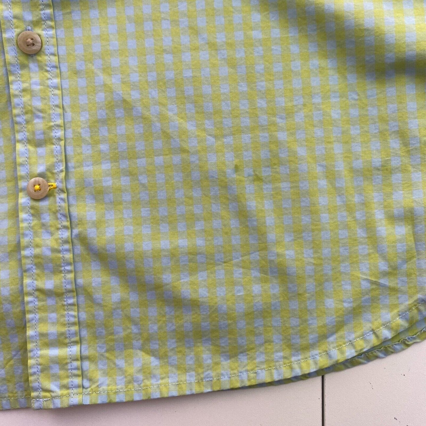 CAMEL ACTIVE Men Green Checked Regular Fit Short Sleeve Shirt Size M