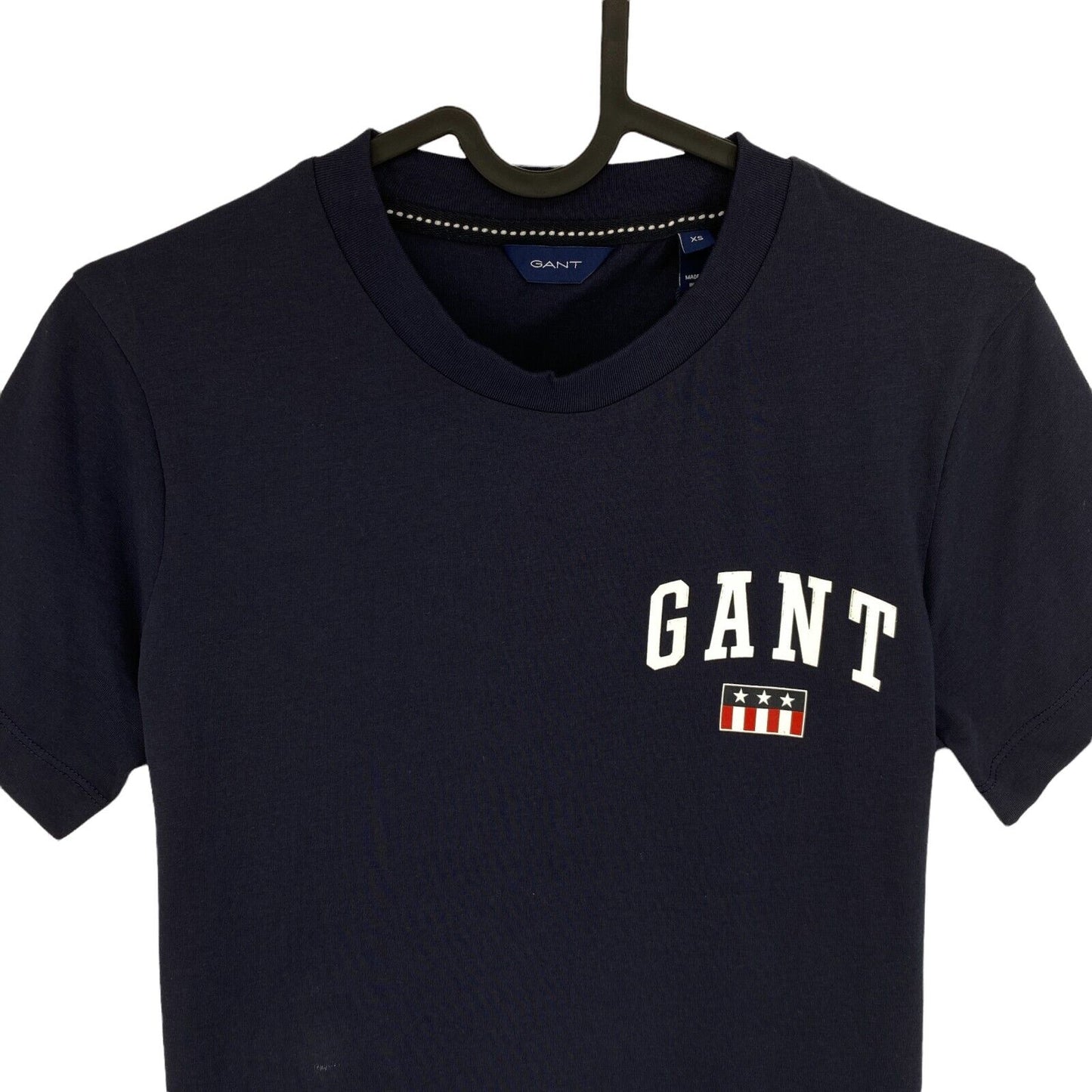 GANT Navy Blue Tag Crew Neck T Shirt Size XS