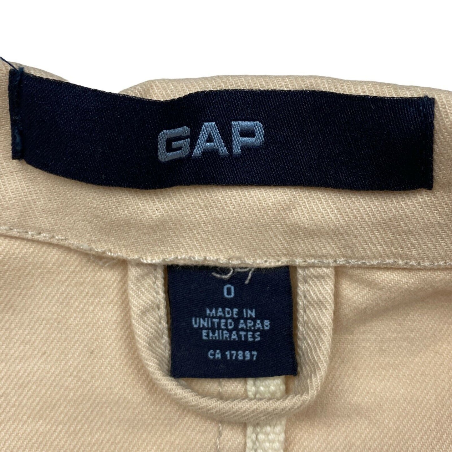 GAP Beige 100% Cotton Jacket Size 3-4 Years