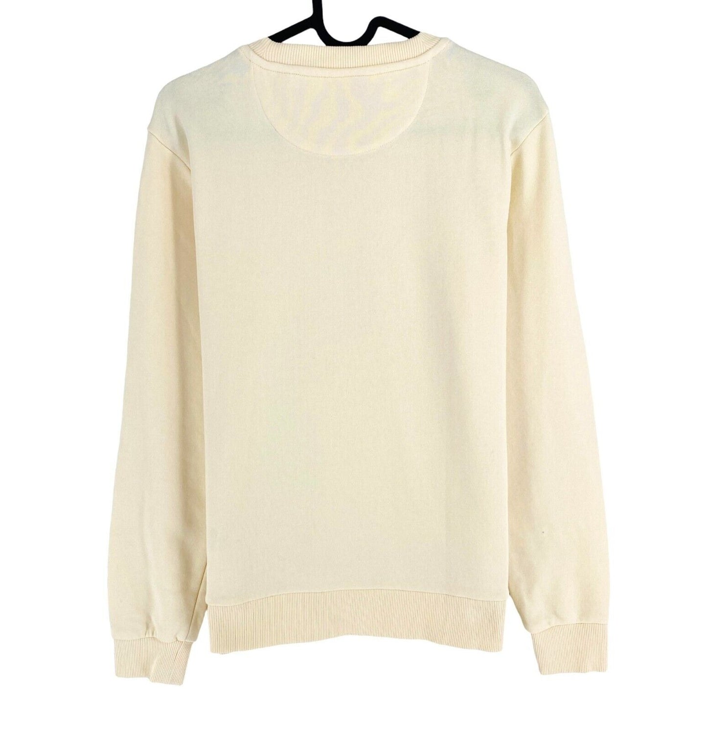 GANT Women Beige Reg Tonal Shield Crew Neck Jumper Sweater Size M