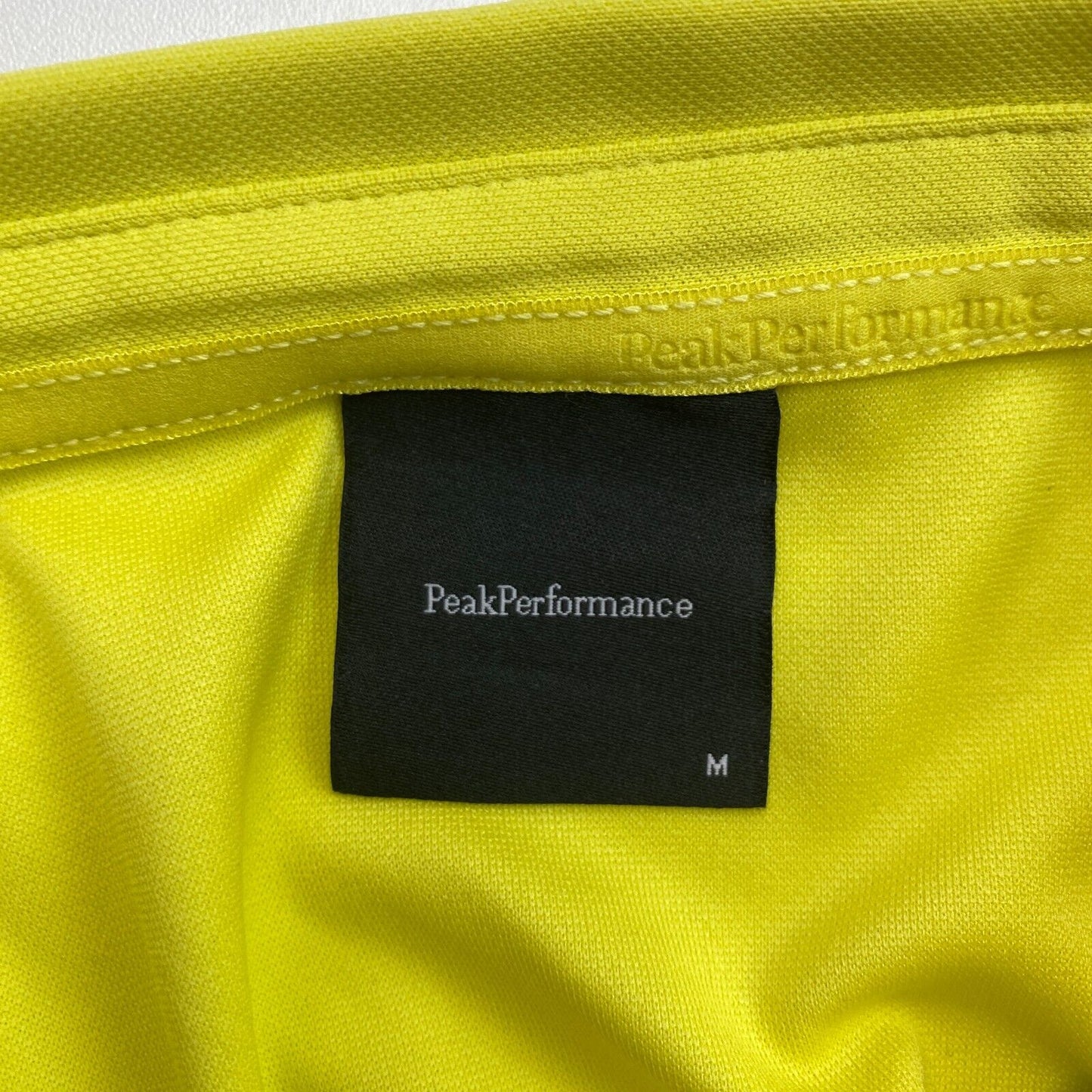 Peak Performance Women Yellow Alta SS Polo Shirt Size M