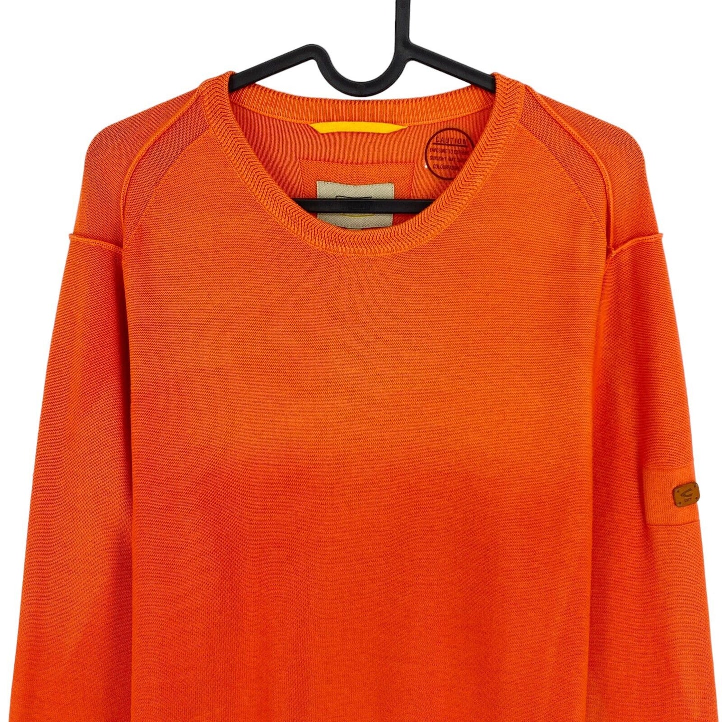 Camel Active Orange Crew Neck Sweater Pullover Size M