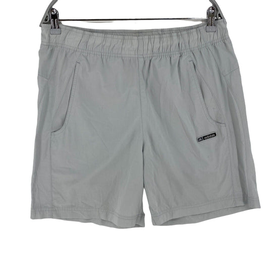 adidas Grey Cotton Blend Activewear Shorts Size M