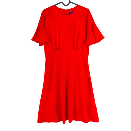 GANT Women Red Twill Knee Dress Size EU 38 UK 10 US 8