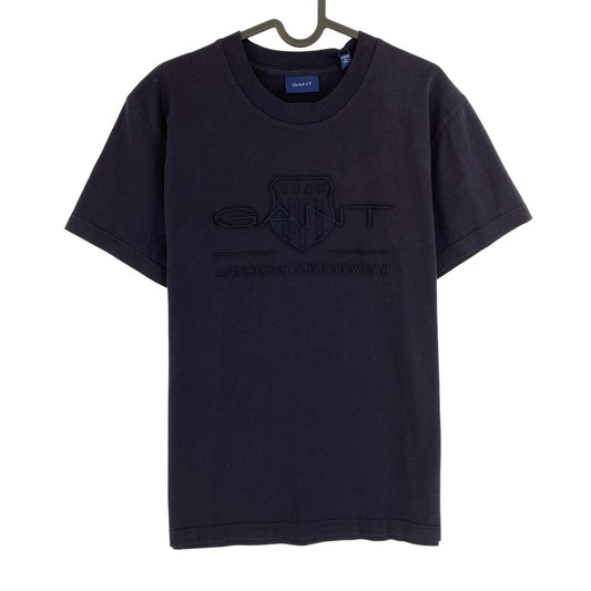 GANT T-Shirt mit Rundhalsausschnitt, Marineblau, Tonal Archive Shield, Größe M