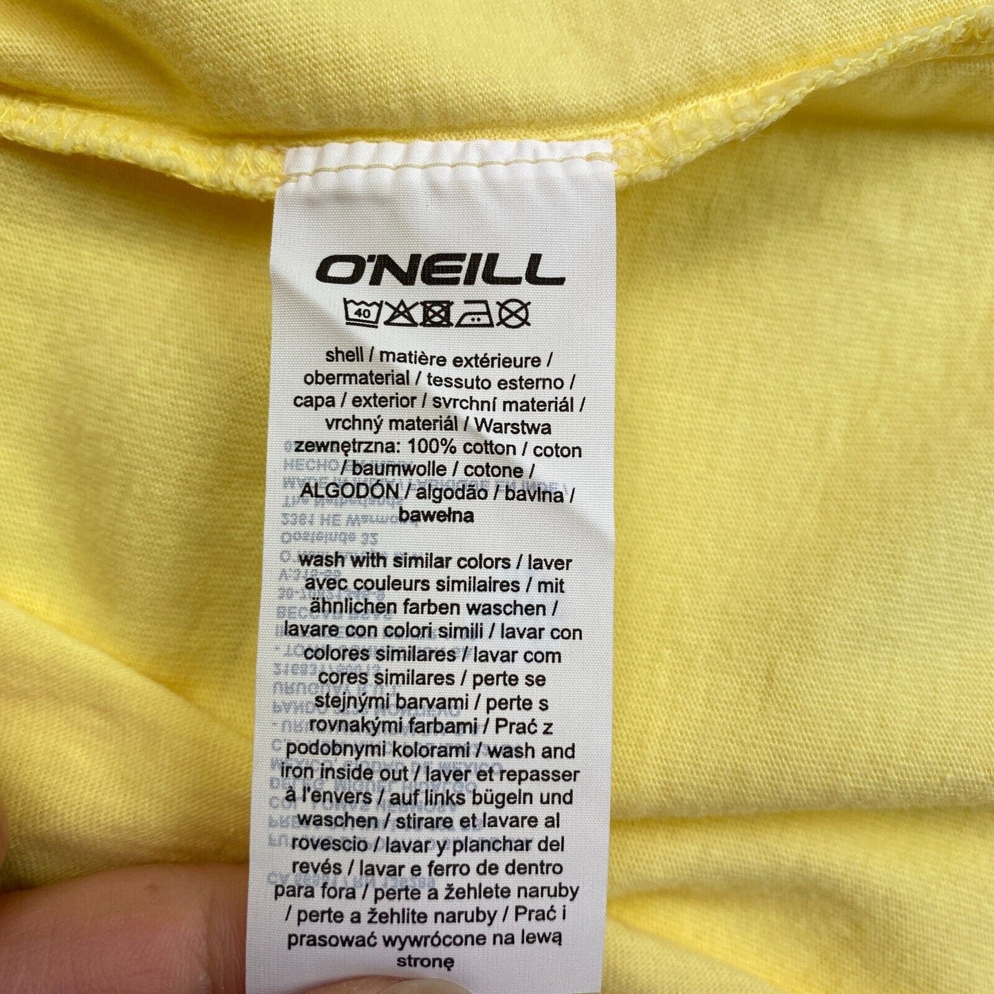 O`Neill Women Yellow Tank Top Size XL