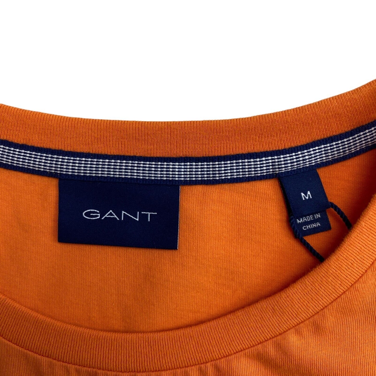 GANT Orange Lock Up Crew Neck T-Shirt Size M