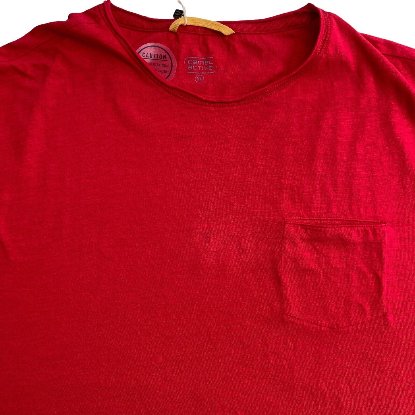 Camel Active Red Crew Neck T Shirt Top Size XL