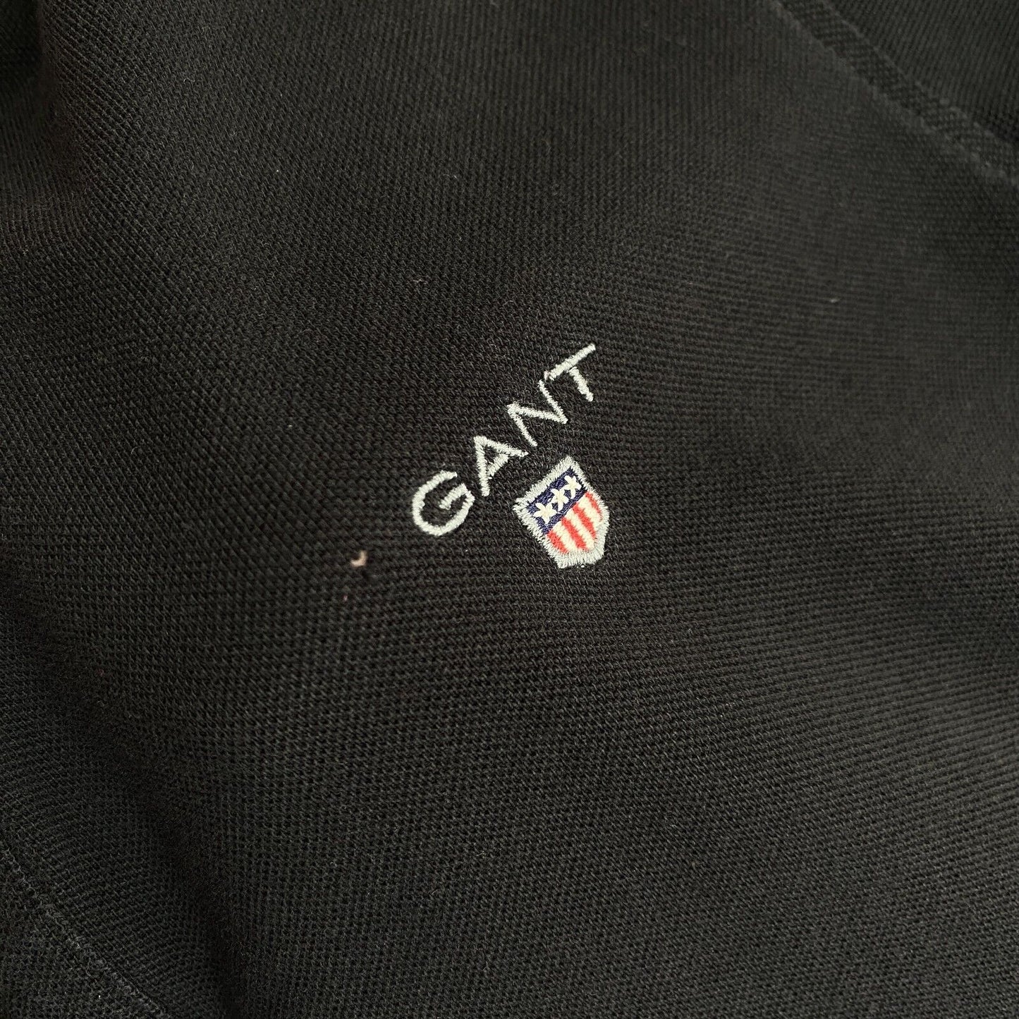 GANT Polo Pique Rugger Noir Taille L