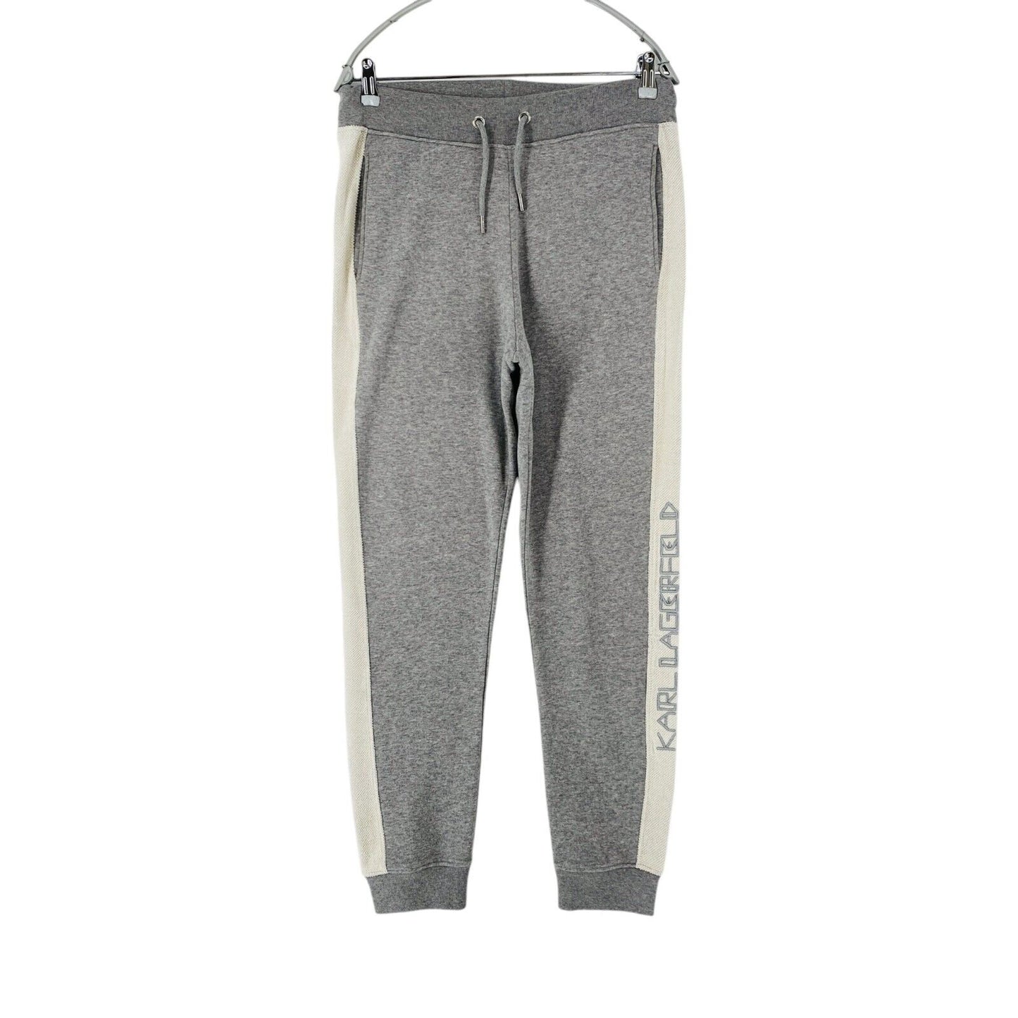 KARL LAGERFELD Women Grey Sweatpants Trousers Size S