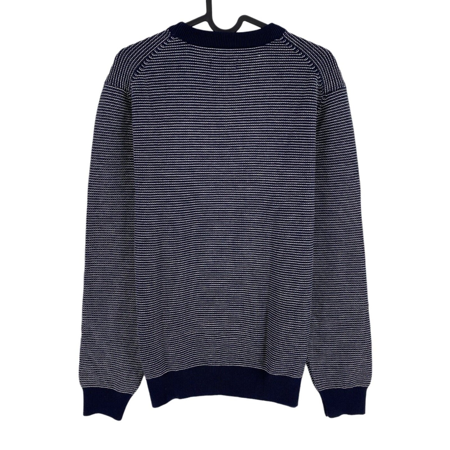 GANT Navy Blue Light Texture Crew Neck Sweater Pullover Size M