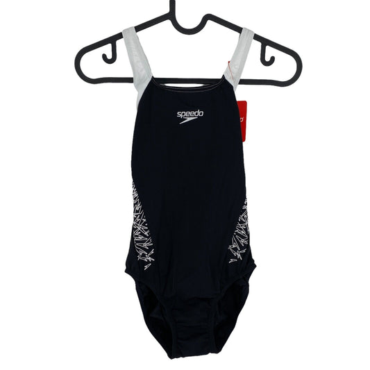 Women`s Speedo Black Endurance One Piece Swimsuit Size EU 36 UK 8 US 6