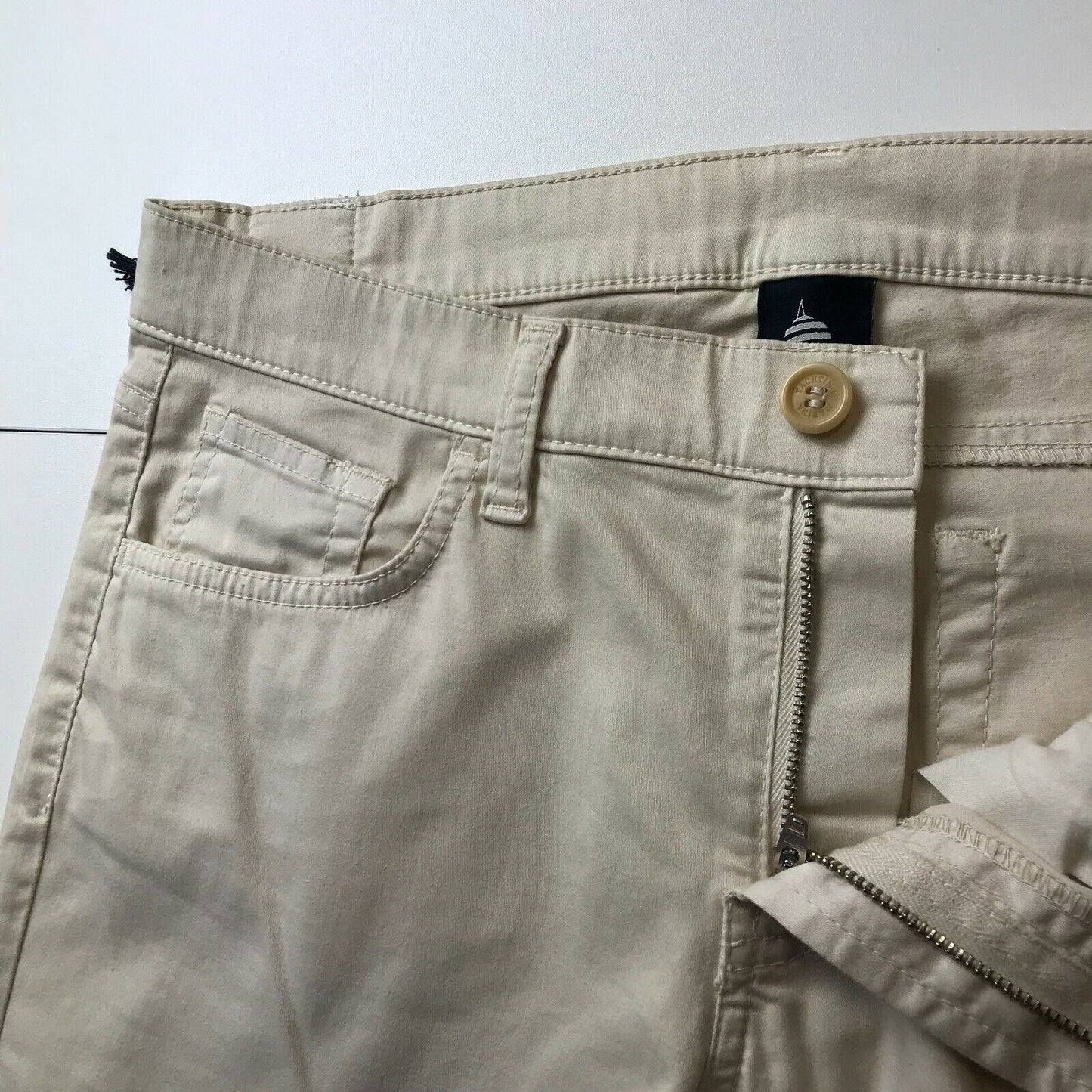 MARINA YACHTING Women Beige Regular Fit Chino Trousers Size W28