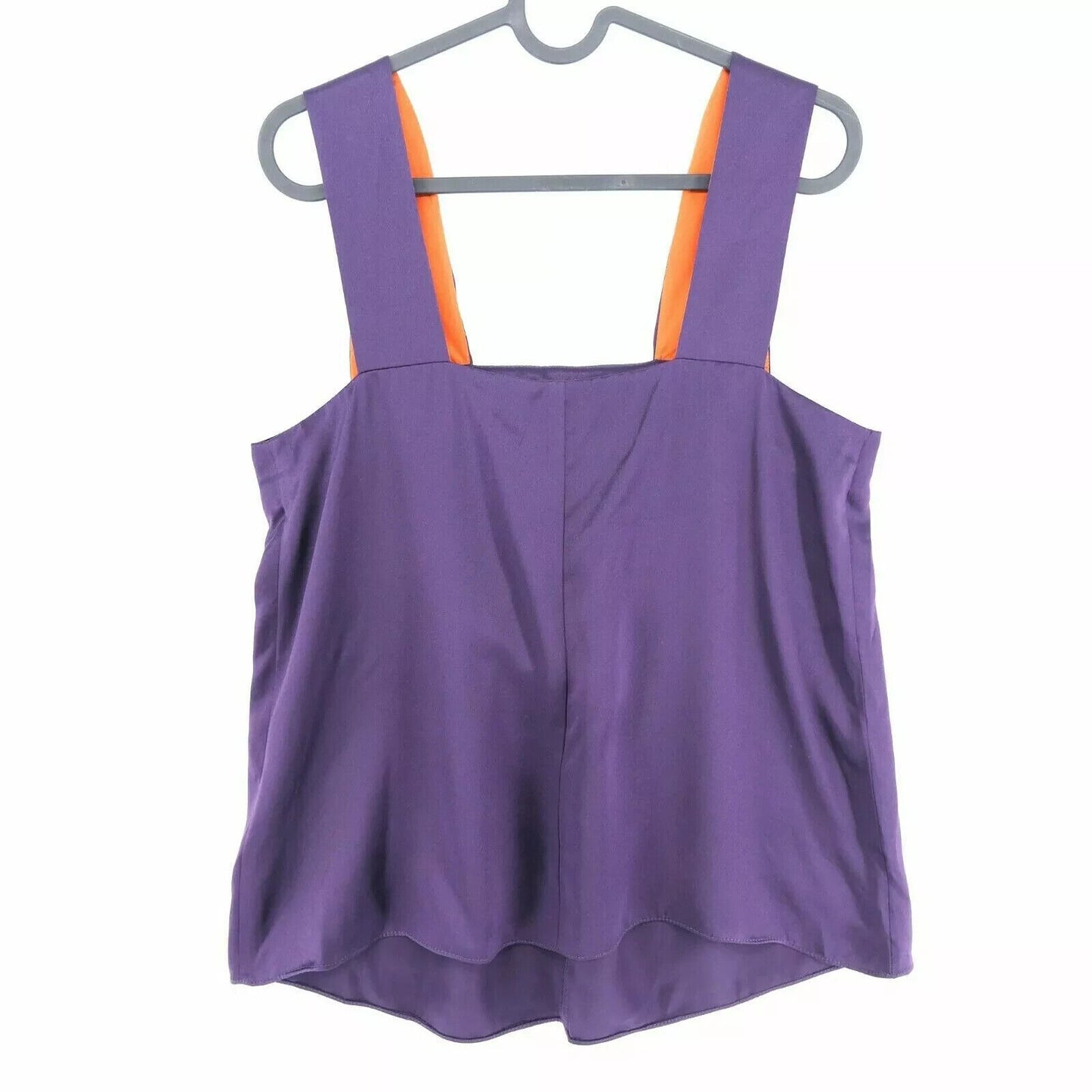 MEXX Purple 100% Silk Blouse Tank Top T Shirt Size EU 34 UK 8