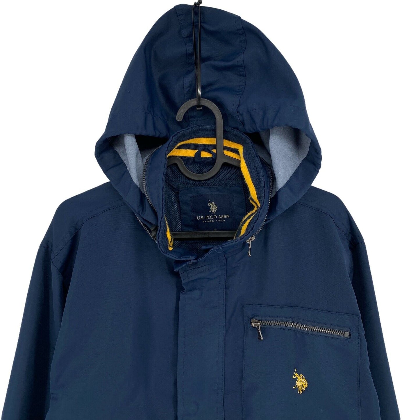 U.S. POLO ASSN. Navy Blue Hooded Jacket Size M